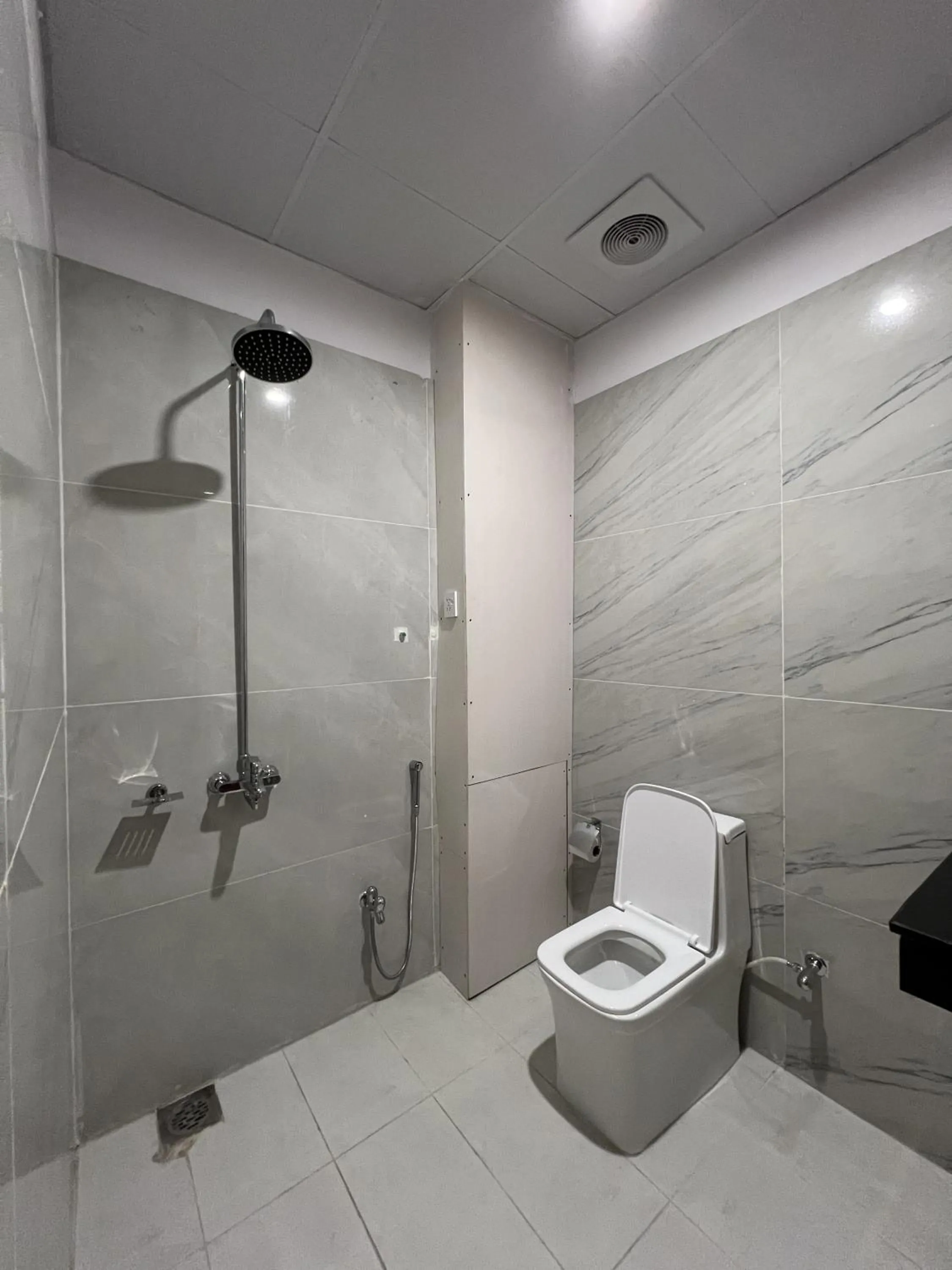 Shower in Courteous Hotel