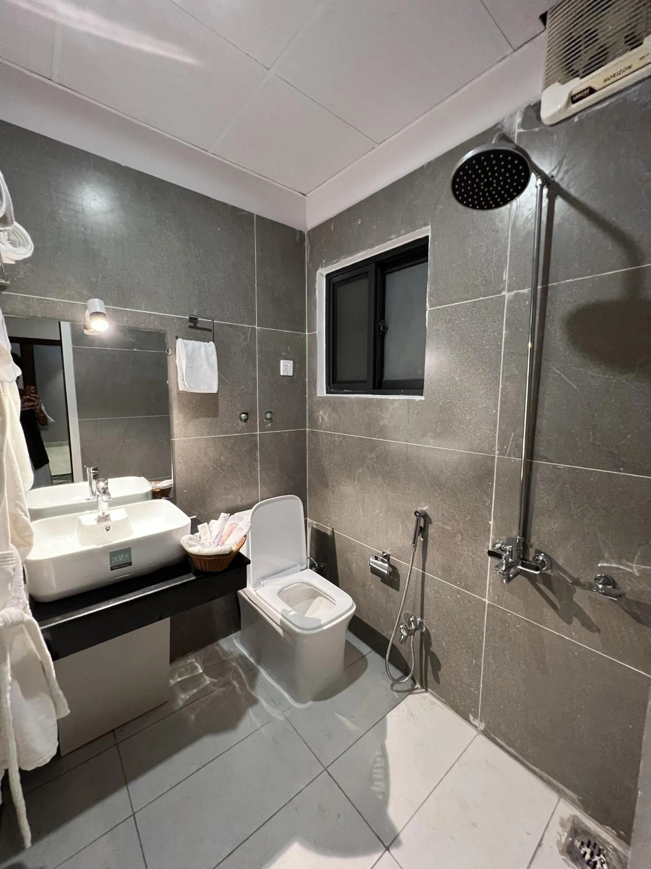 Shower in Courteous Hotel