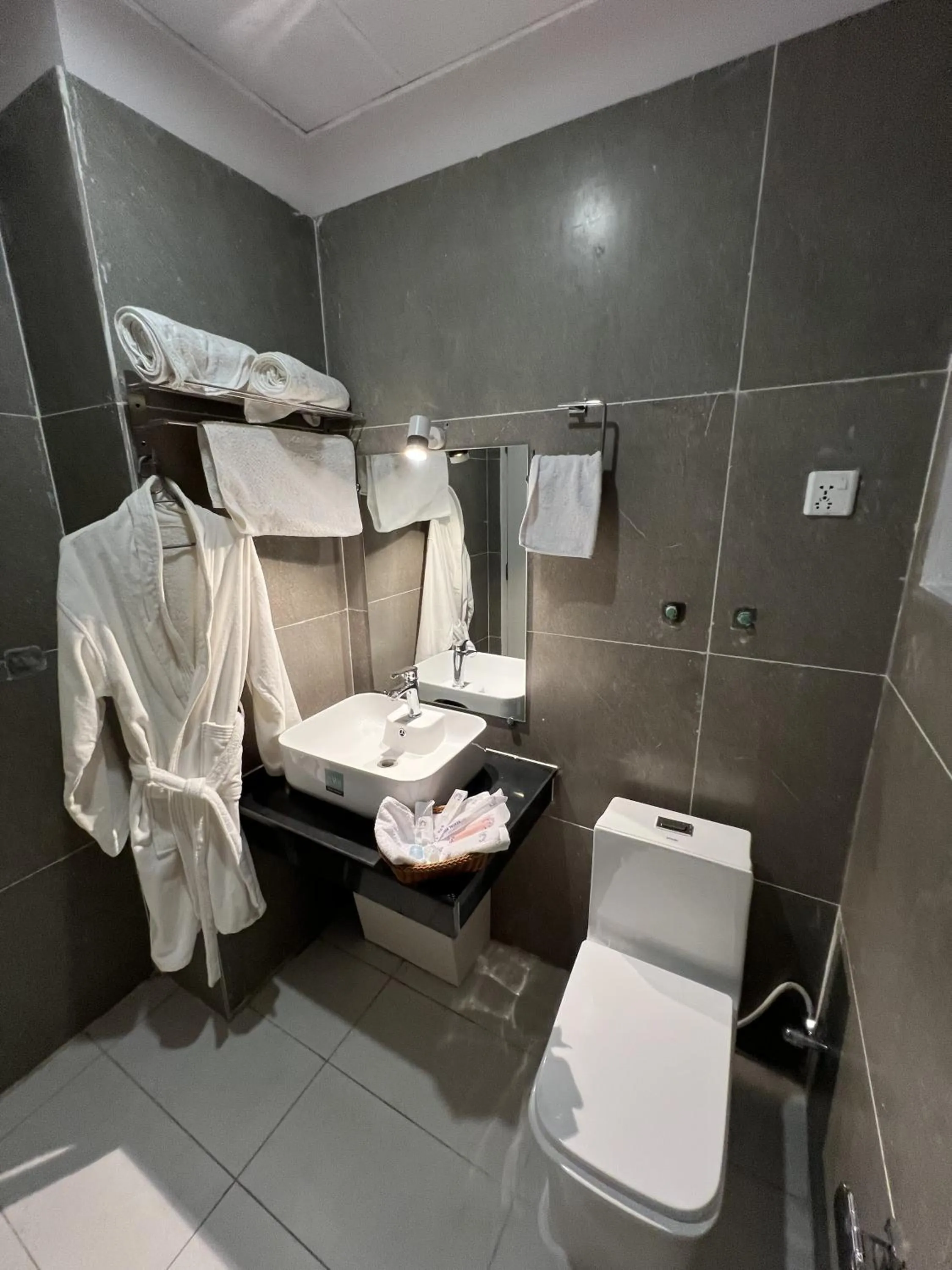 Shower in Courteous Hotel