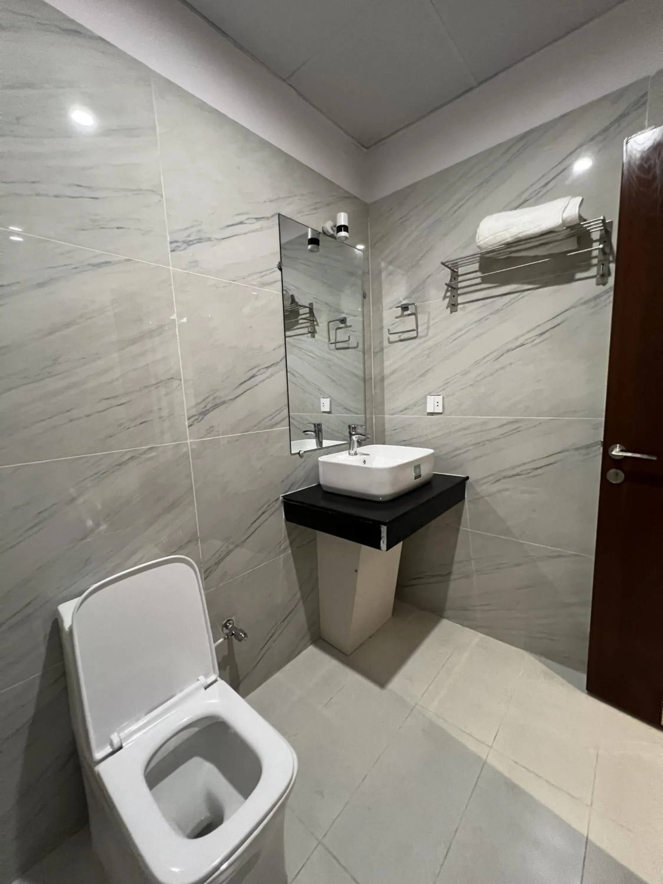 Shower in Courteous Hotel
