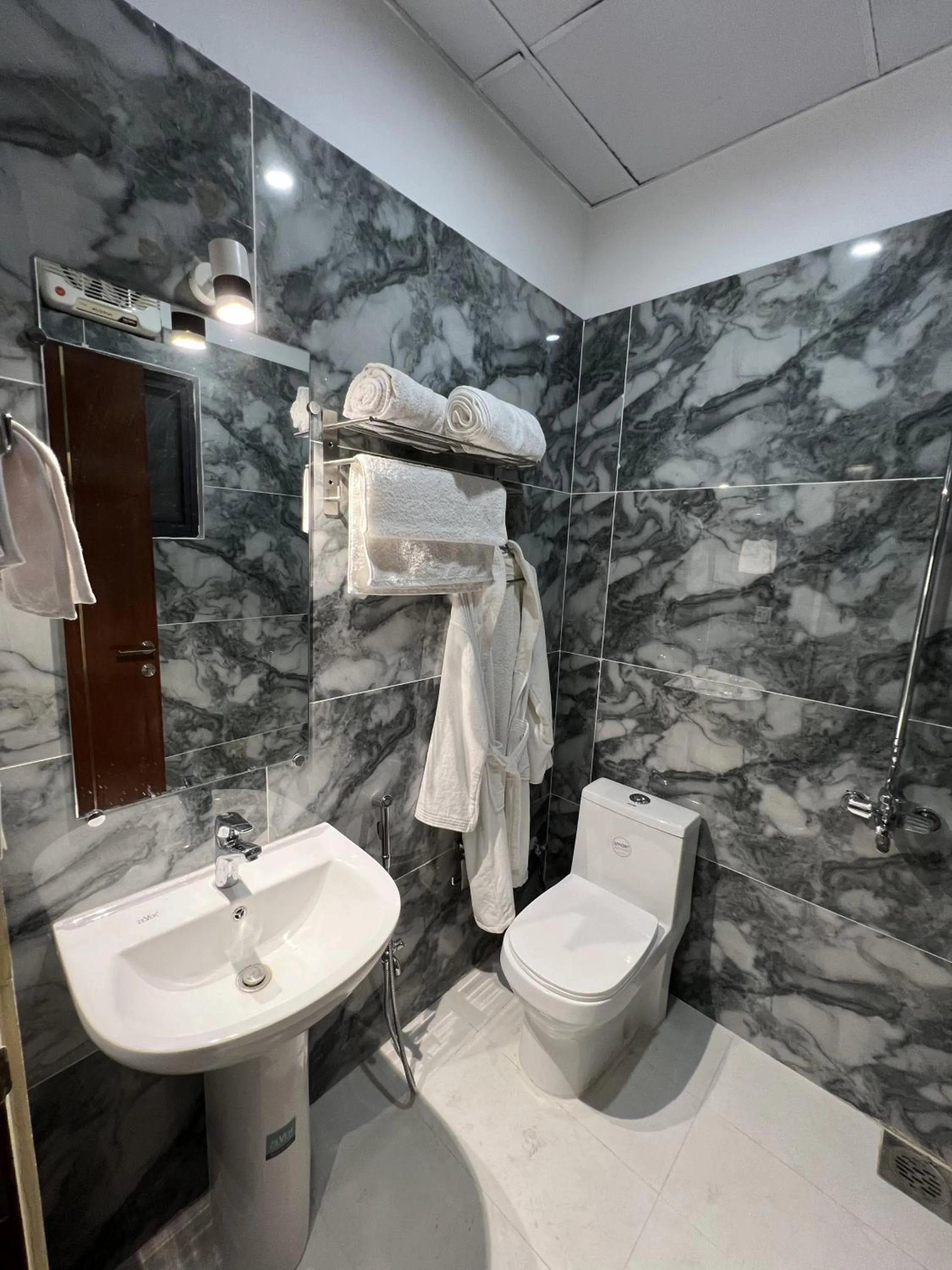 Shower in Courteous Hotel