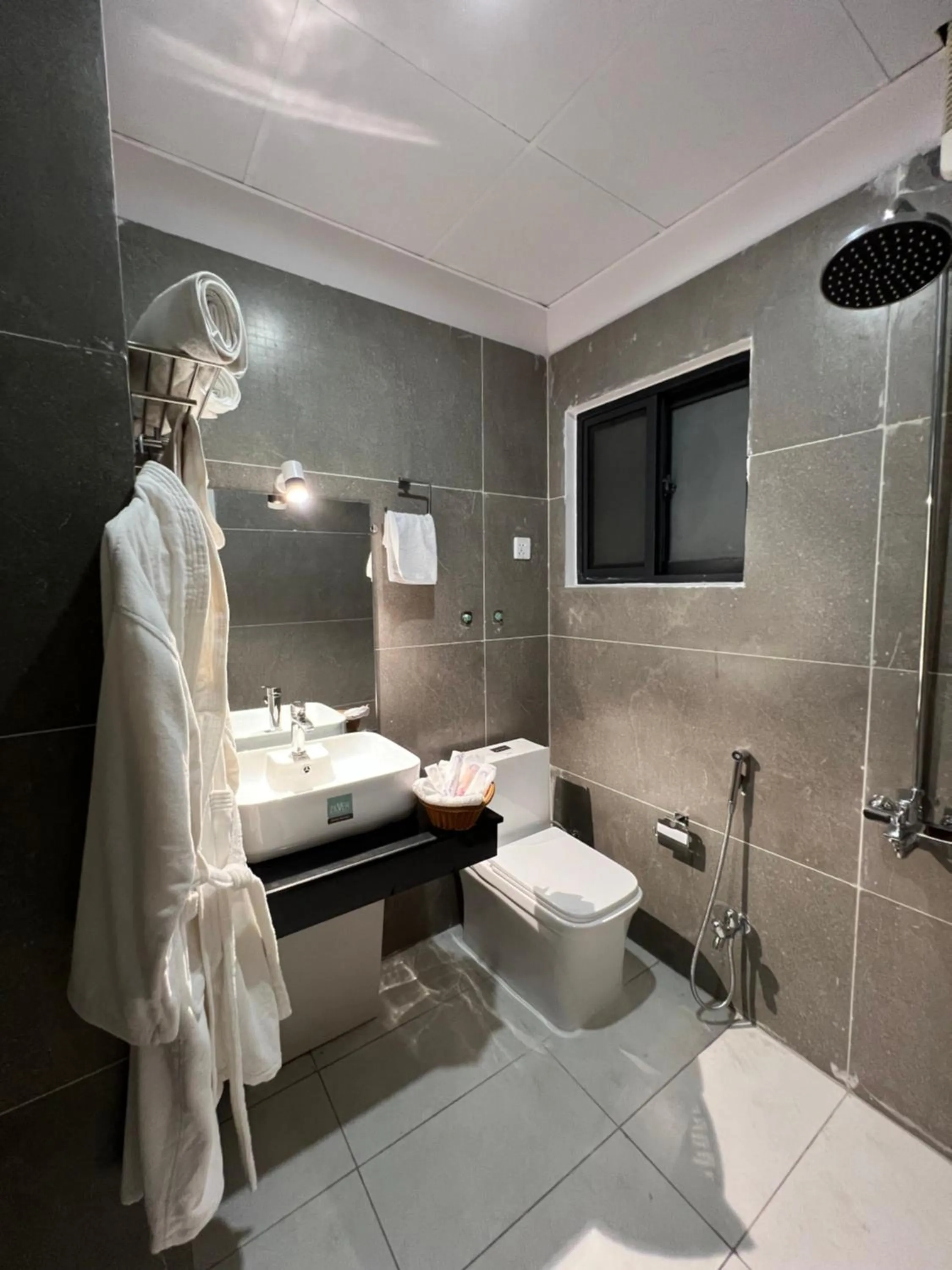 Shower in Courteous Hotel