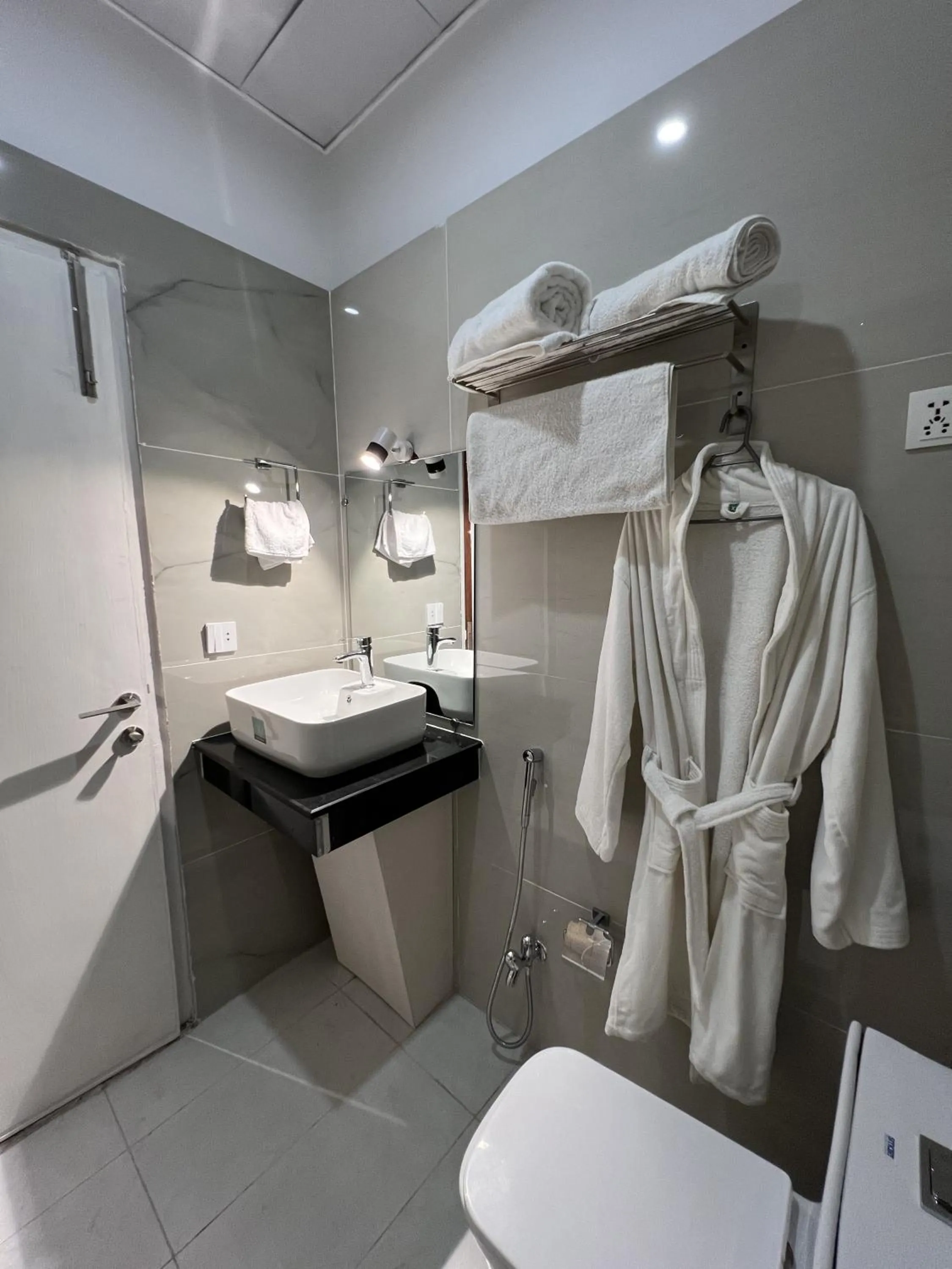 Shower in Courteous Hotel
