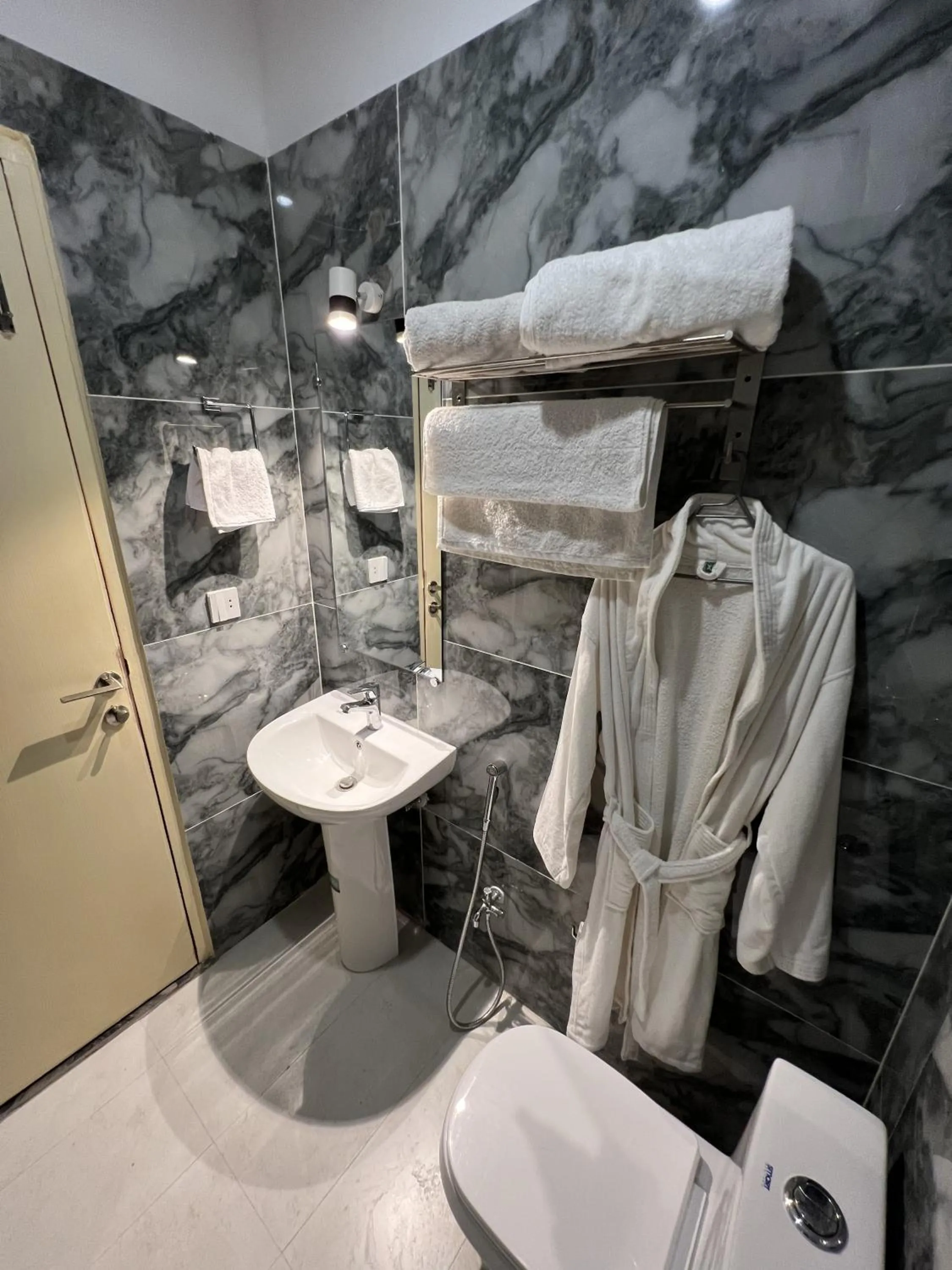 Shower in Courteous Hotel