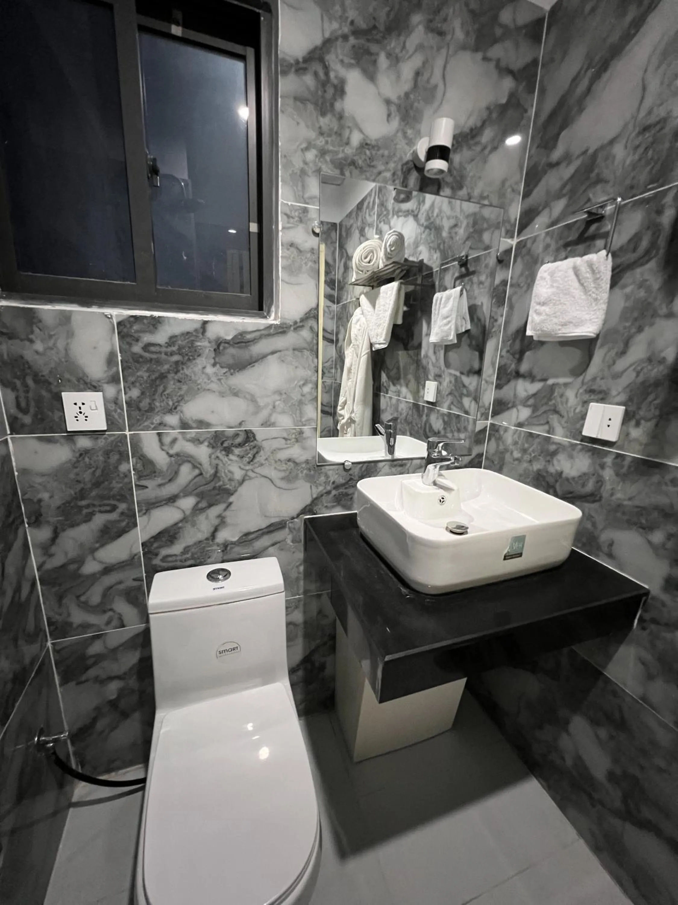 Shower in Courteous Hotel