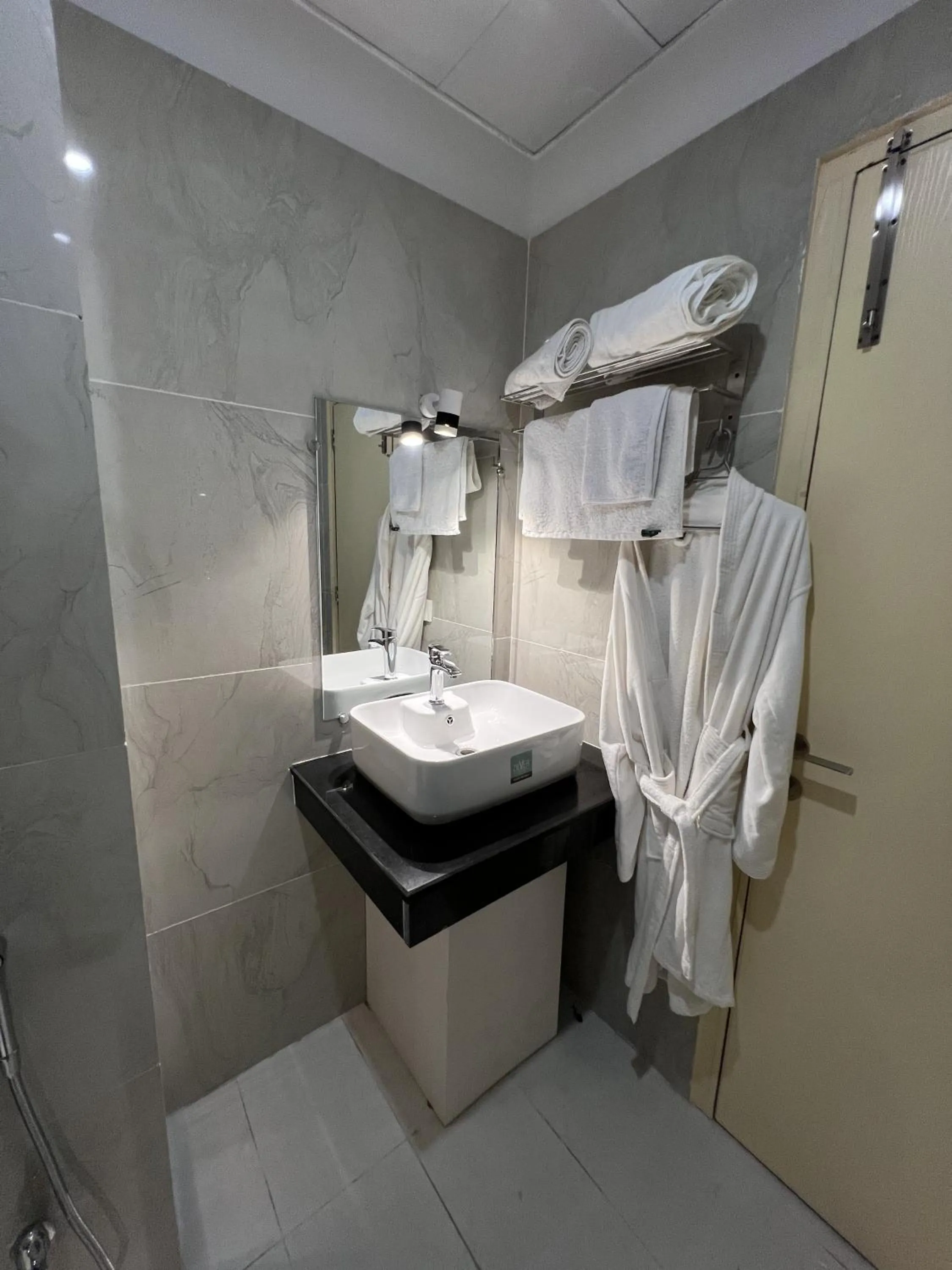 Shower in Courteous Hotel