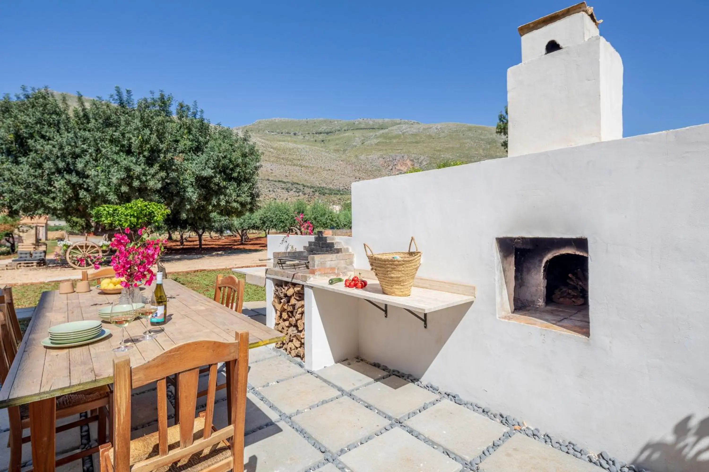 BBQ facilities in Case Vacanza Loria BBQ facilities in Case Vacanza Loria