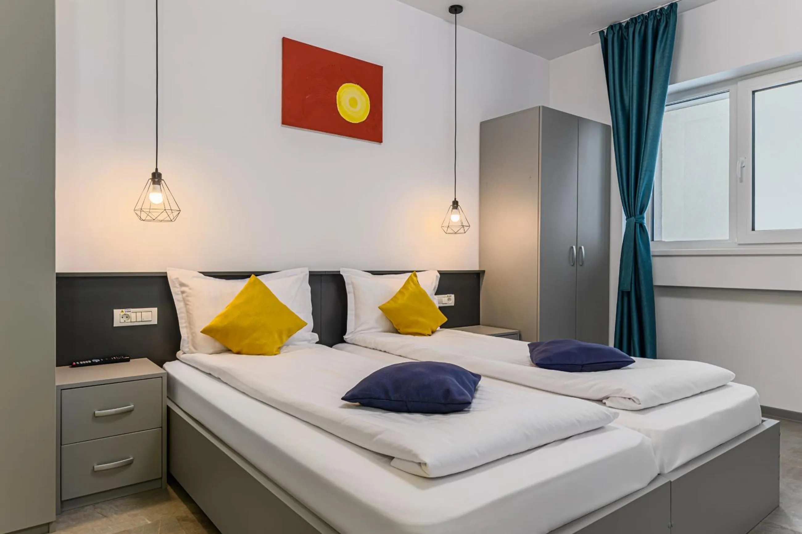 Bed in Johann Strauss Hotel