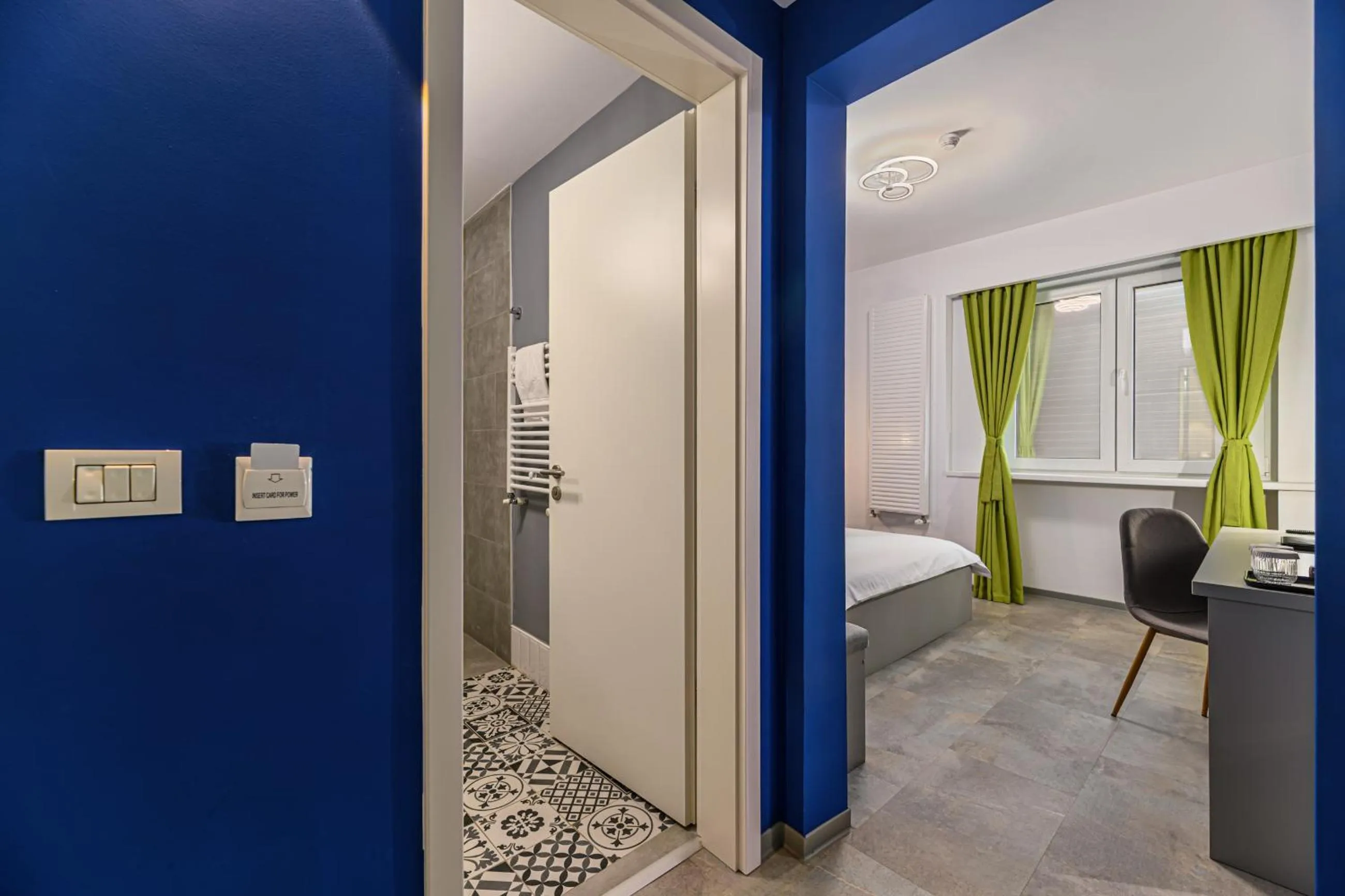 Bed in Johann Strauss Hotel