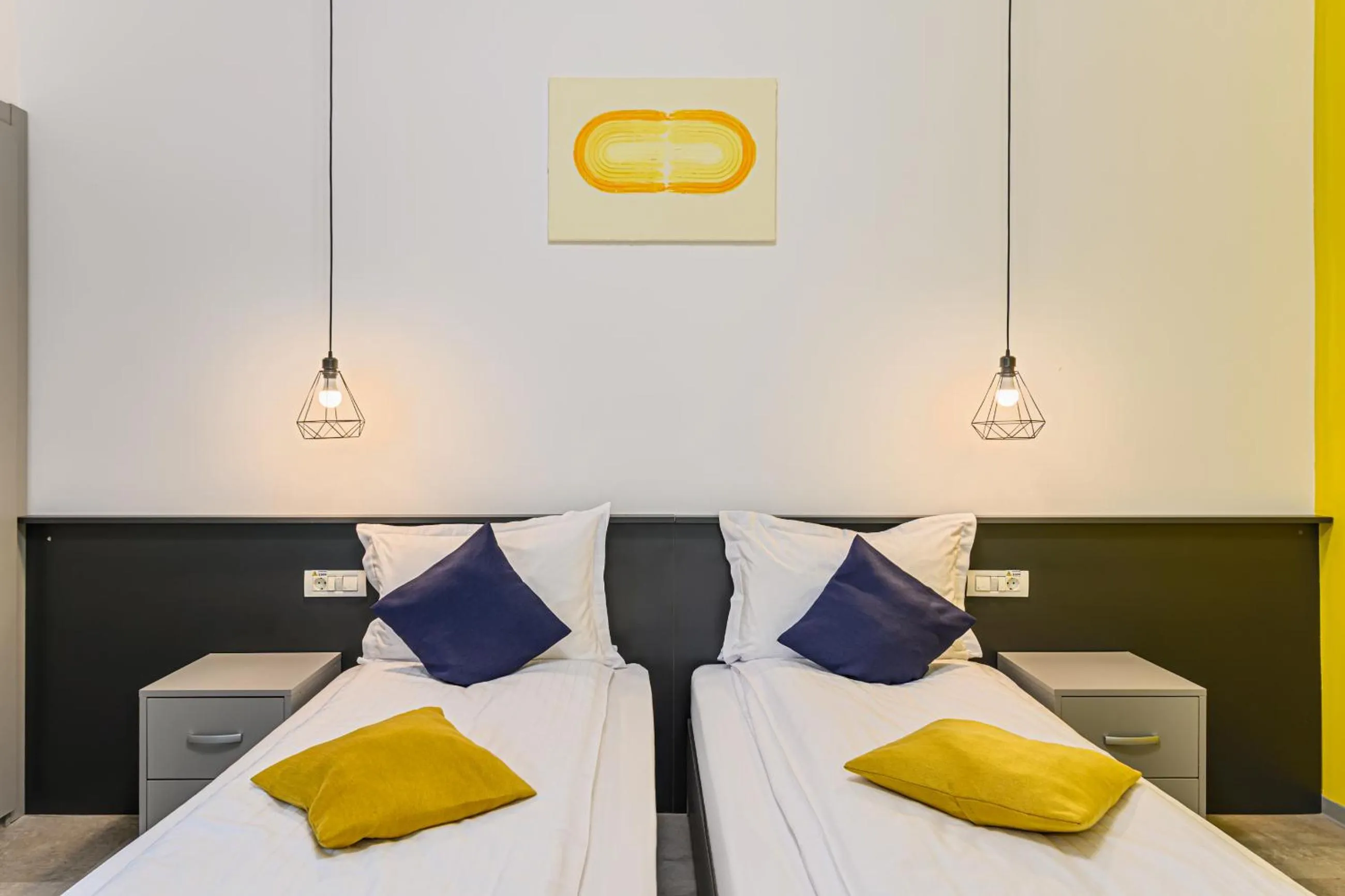 Bed in Johann Strauss Hotel