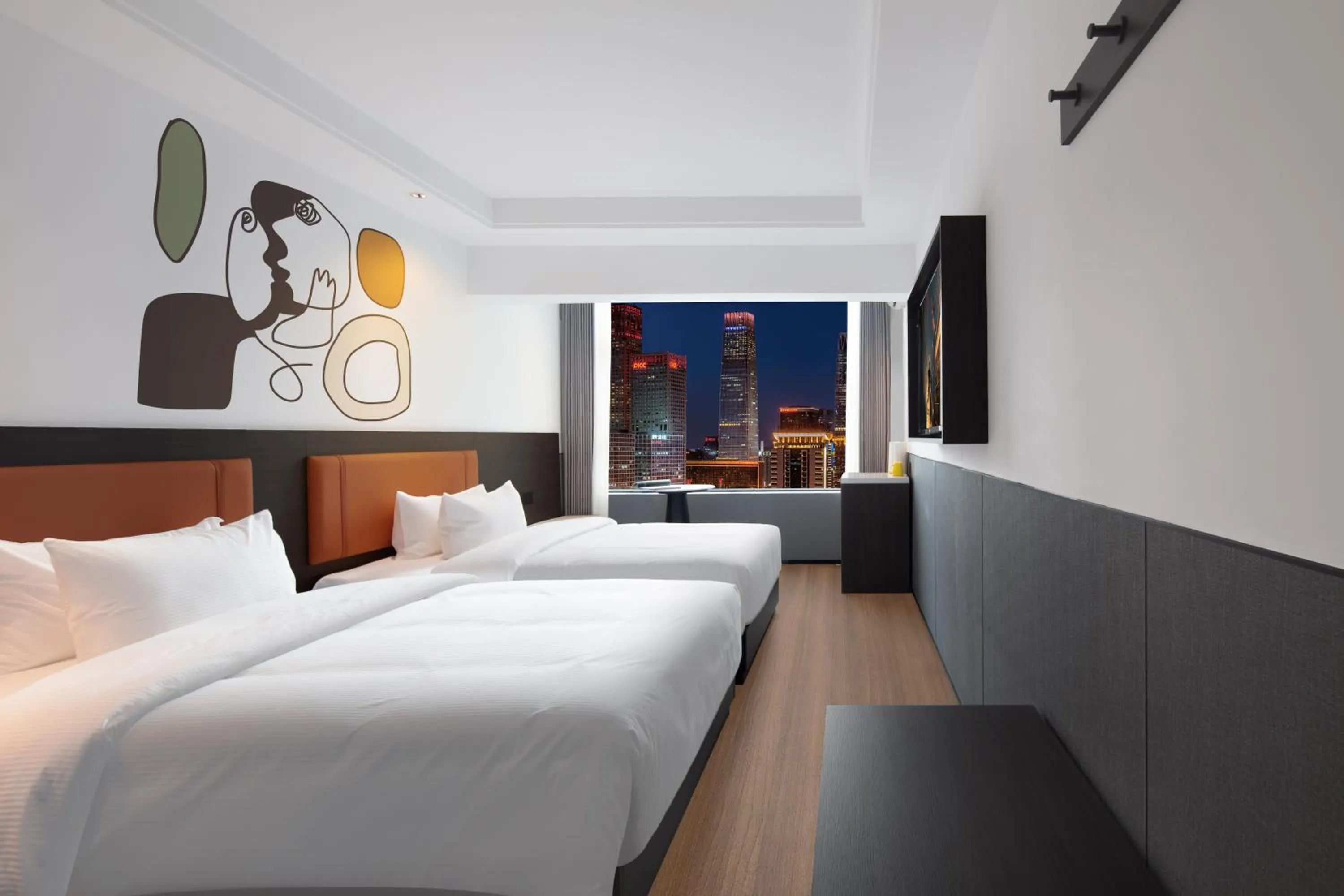 Deluxe Twin Room in Mcsrh Hotel-GuiYang Penshuichi