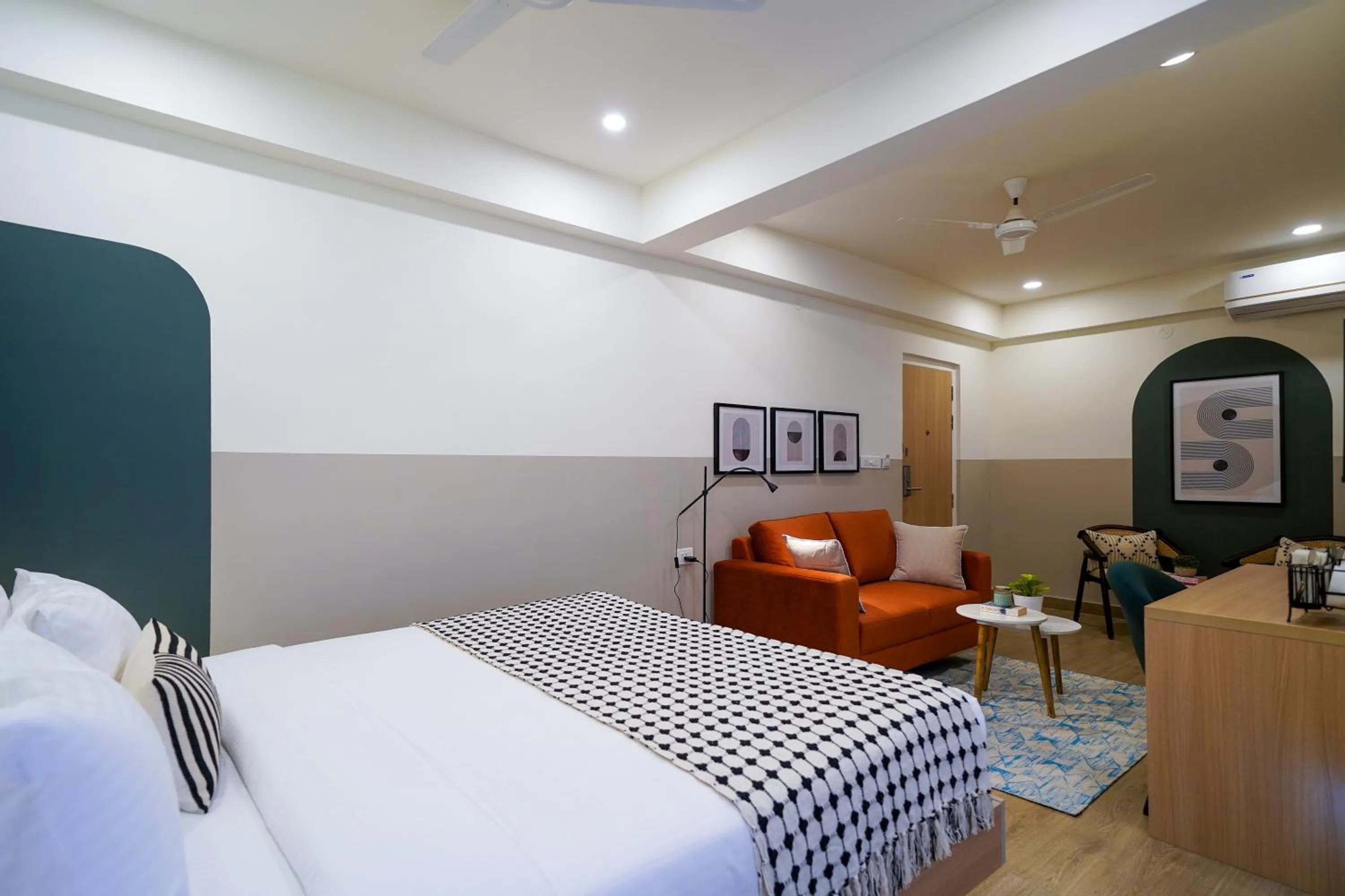 Bedroom, Bed in Olive Hotel Hoodi by Embassy Group