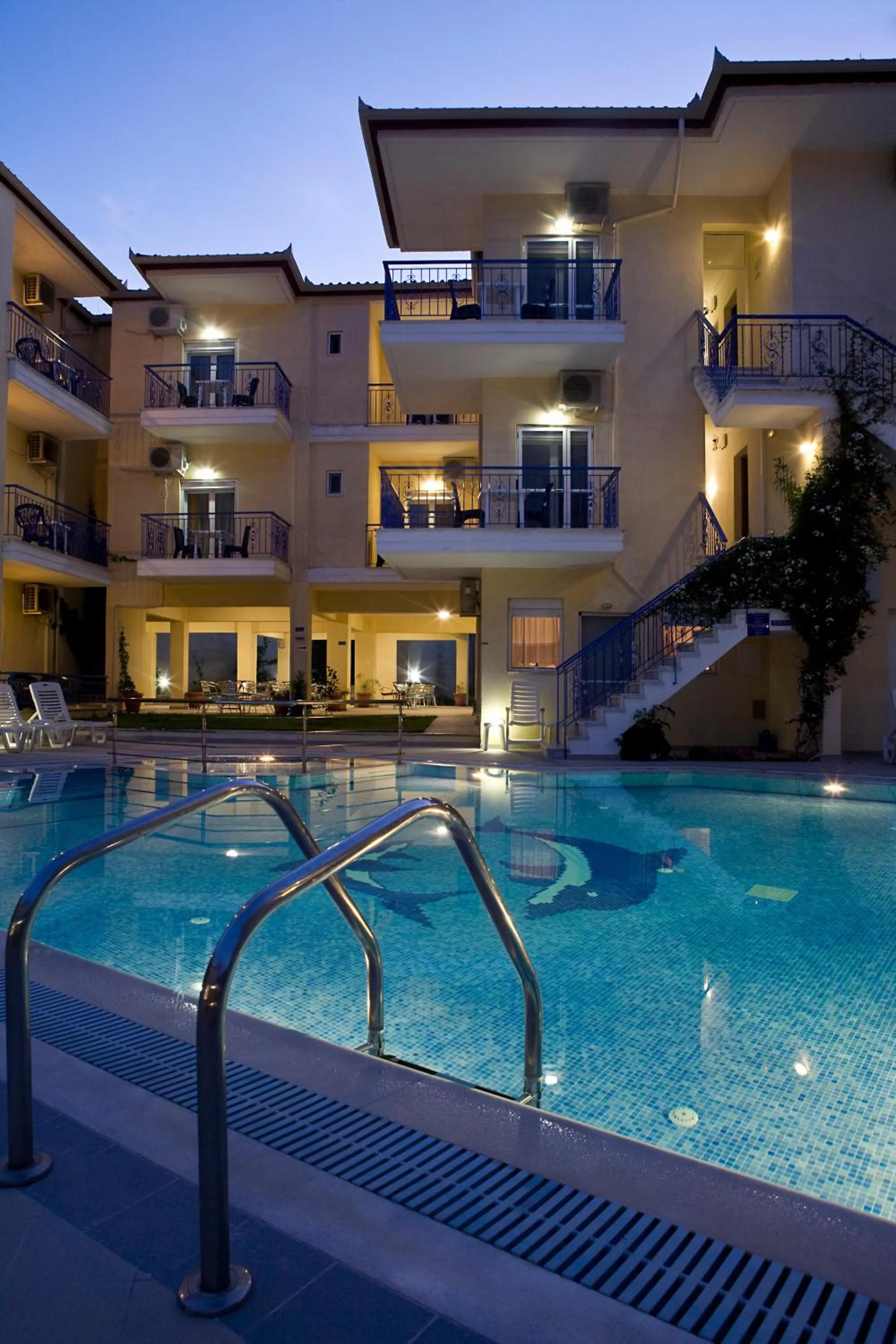 Facade/entrance in Stratos Hotel