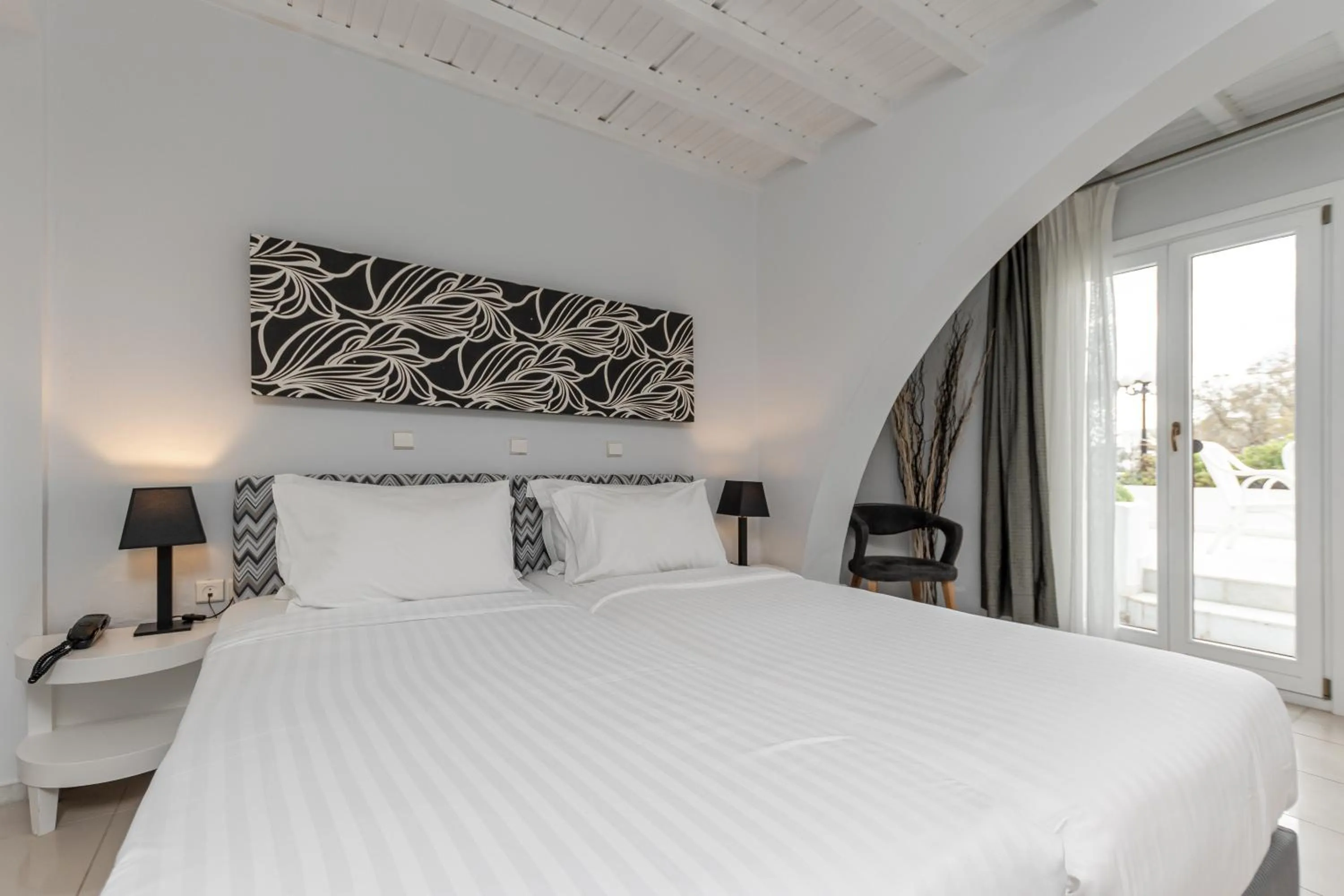 Bedroom in Galaxy Hotel Naxos