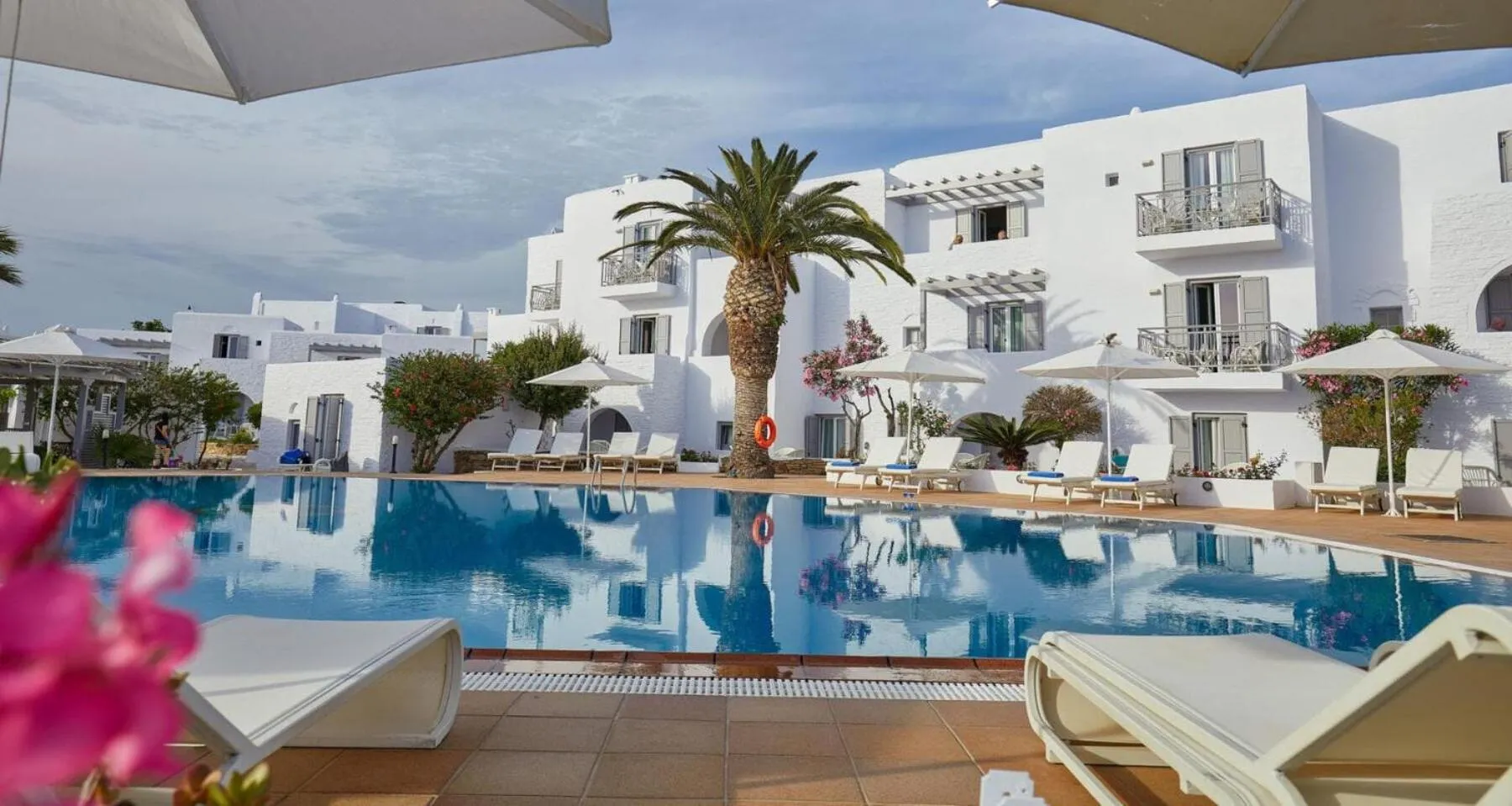 Property building in Galaxy Hotel Naxos