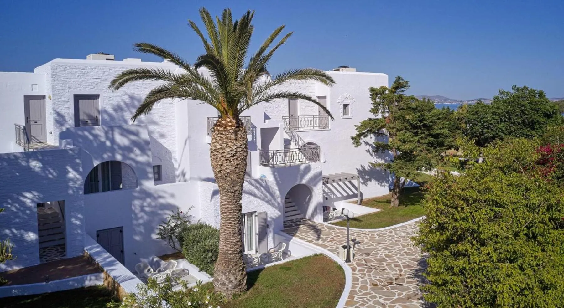 Property building in Galaxy Hotel Naxos