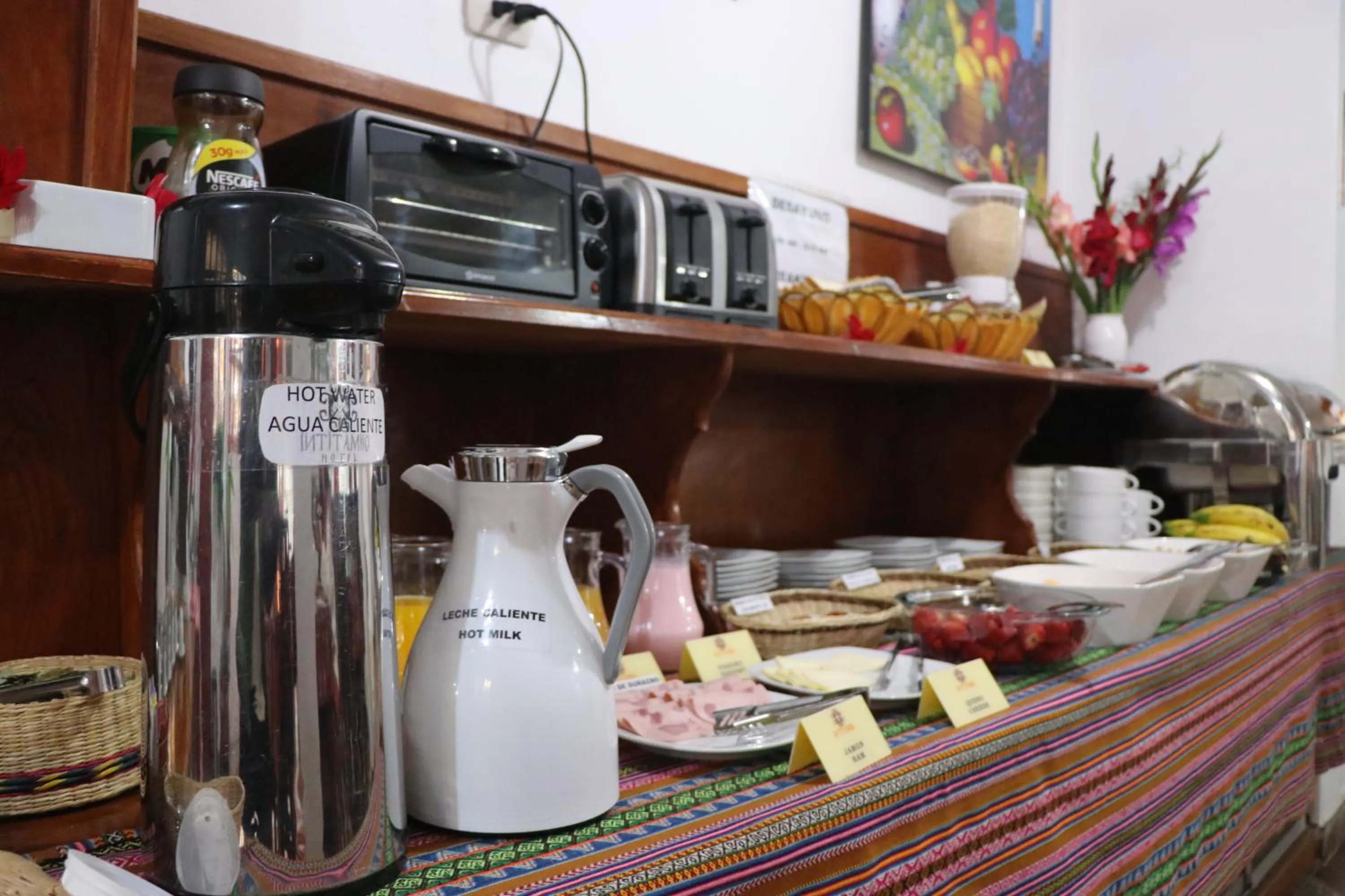 Buffet breakfast in Intitambo Hotel