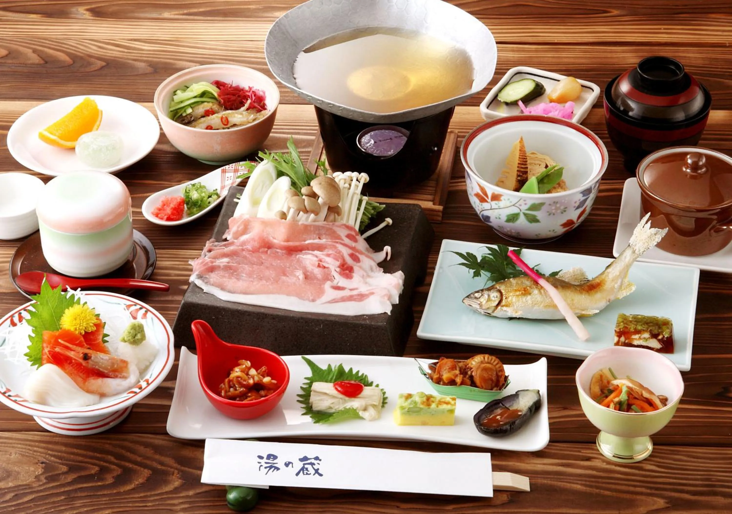 Food in Hotel Shirakawa Yunokura