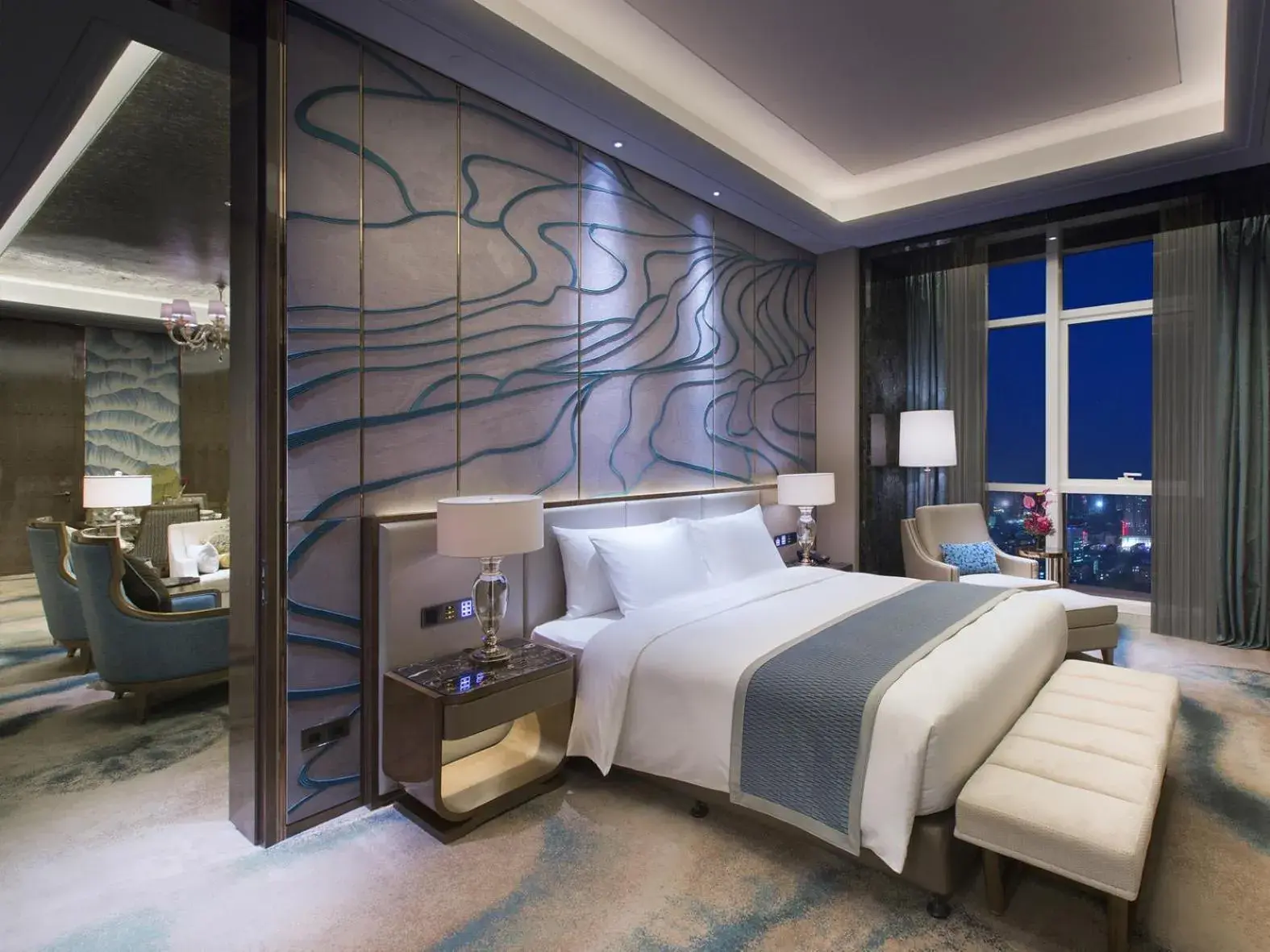 Photo of the whole room, Bed in Wanda Vista Nanning Photo of the whole room, Bed in Wanda Vista Nanning