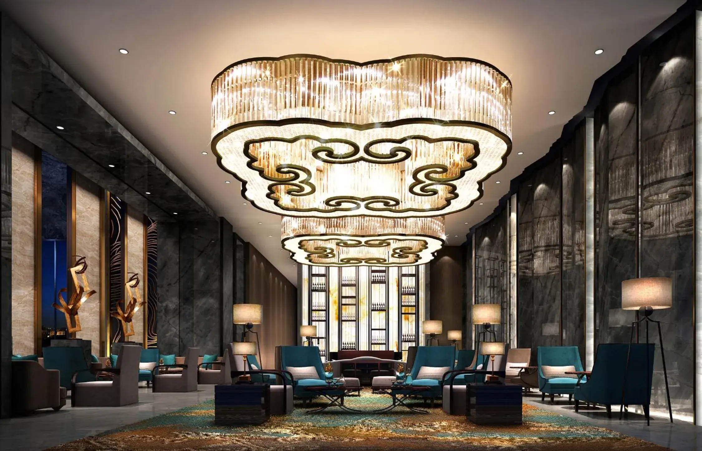 Lounge or bar in Wanda Vista Nanning Lounge or bar in Wanda Vista Nanning