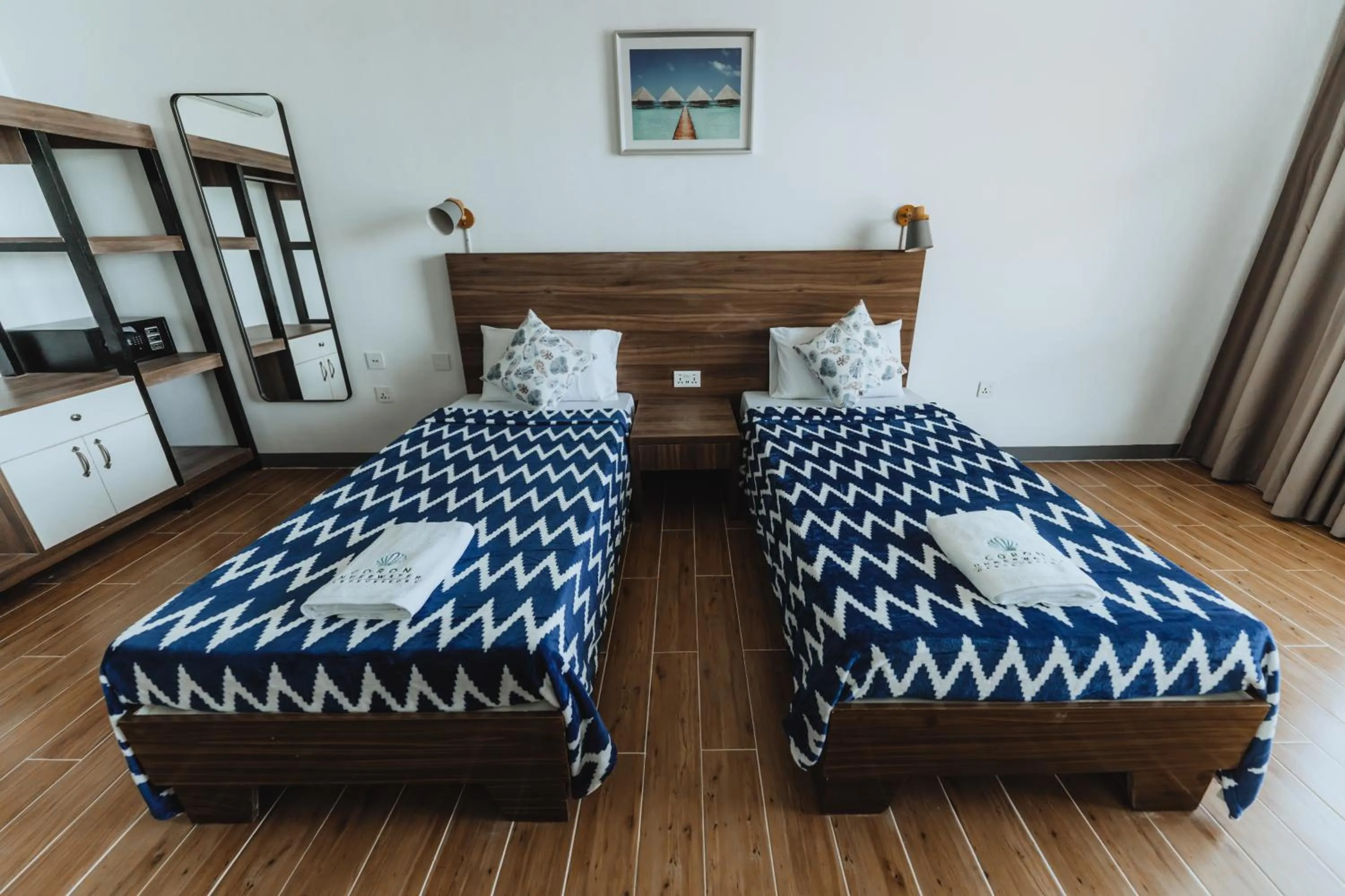 Bed in Coron Underwater Garden Resort