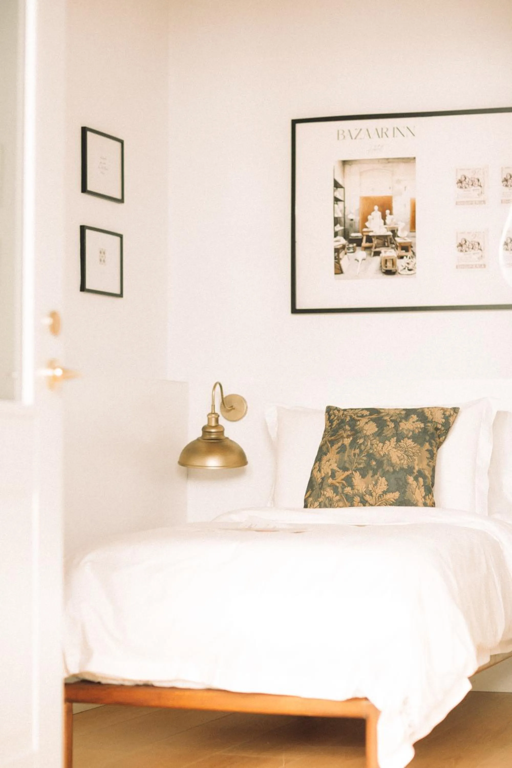 Bed in Bazaar Inn Hotel