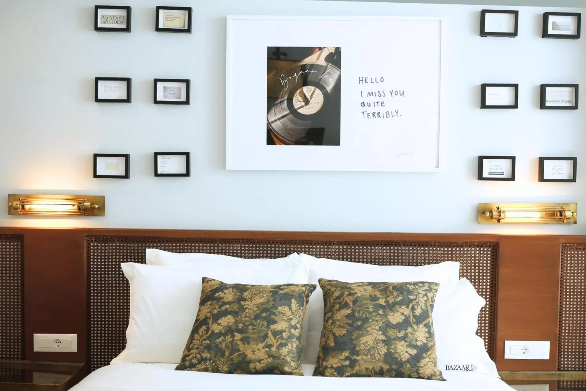 Bed in Bazaar Inn Hotel