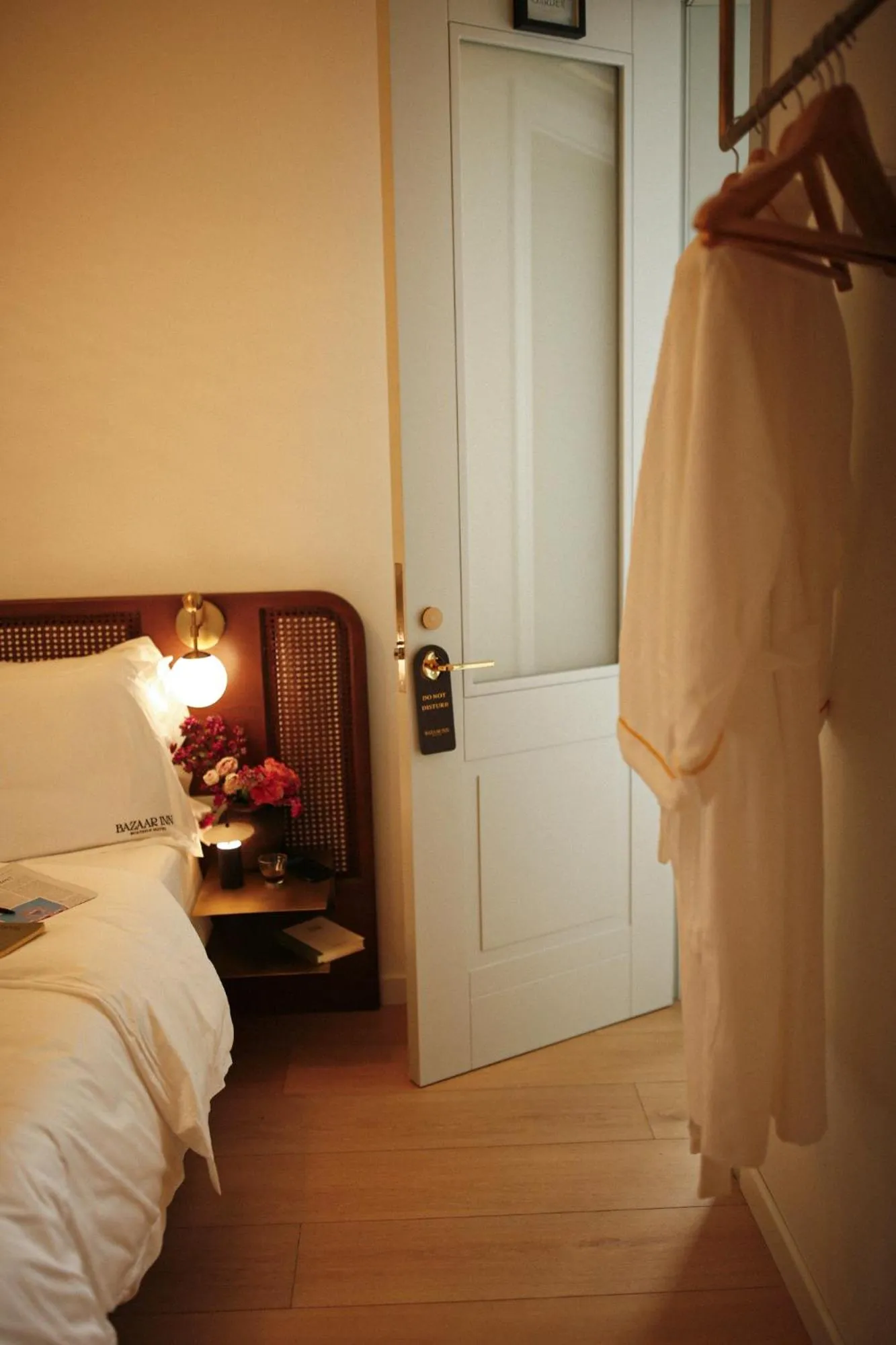 Bed in Bazaar Inn Hotel