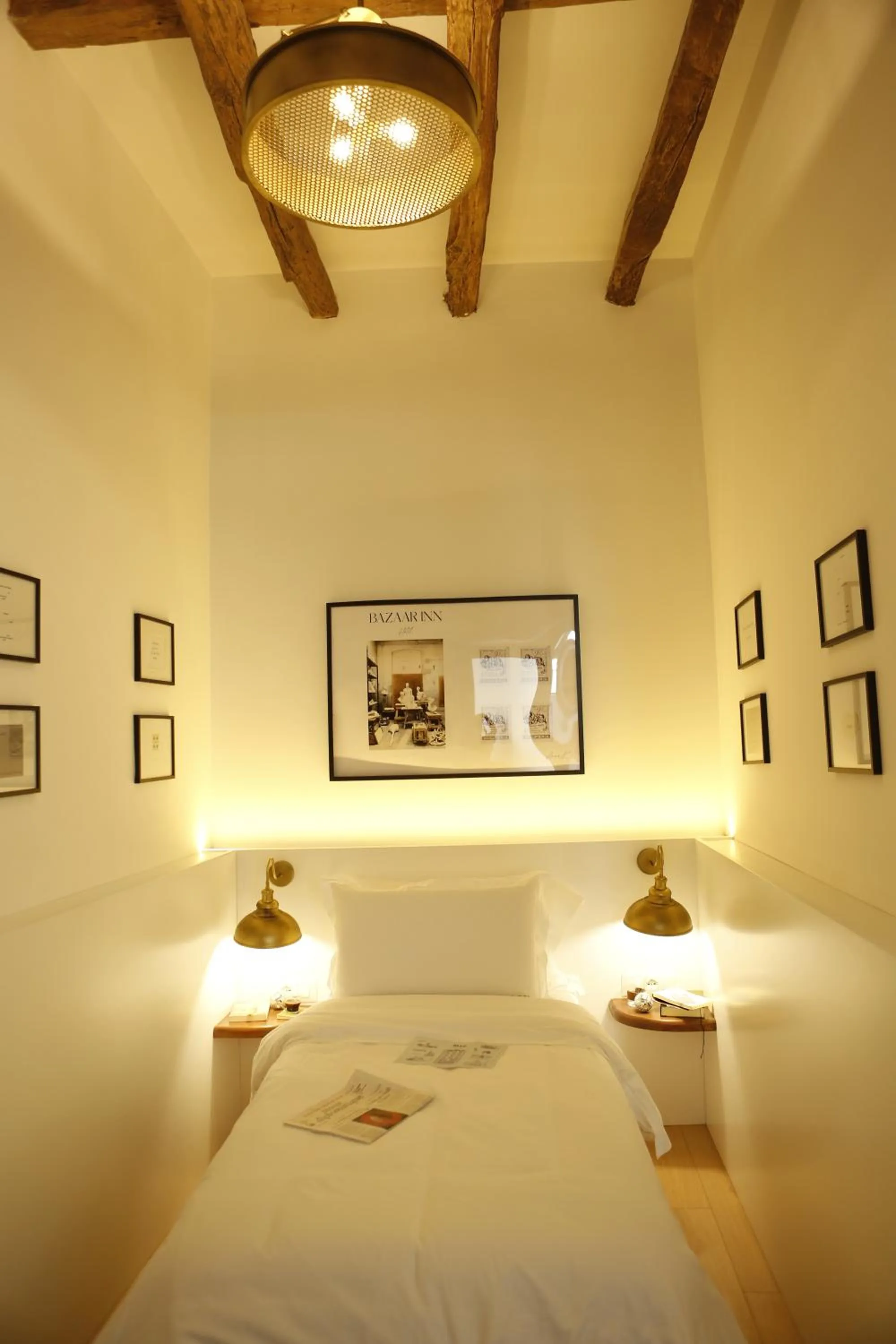 Bed in Bazaar Inn Hotel