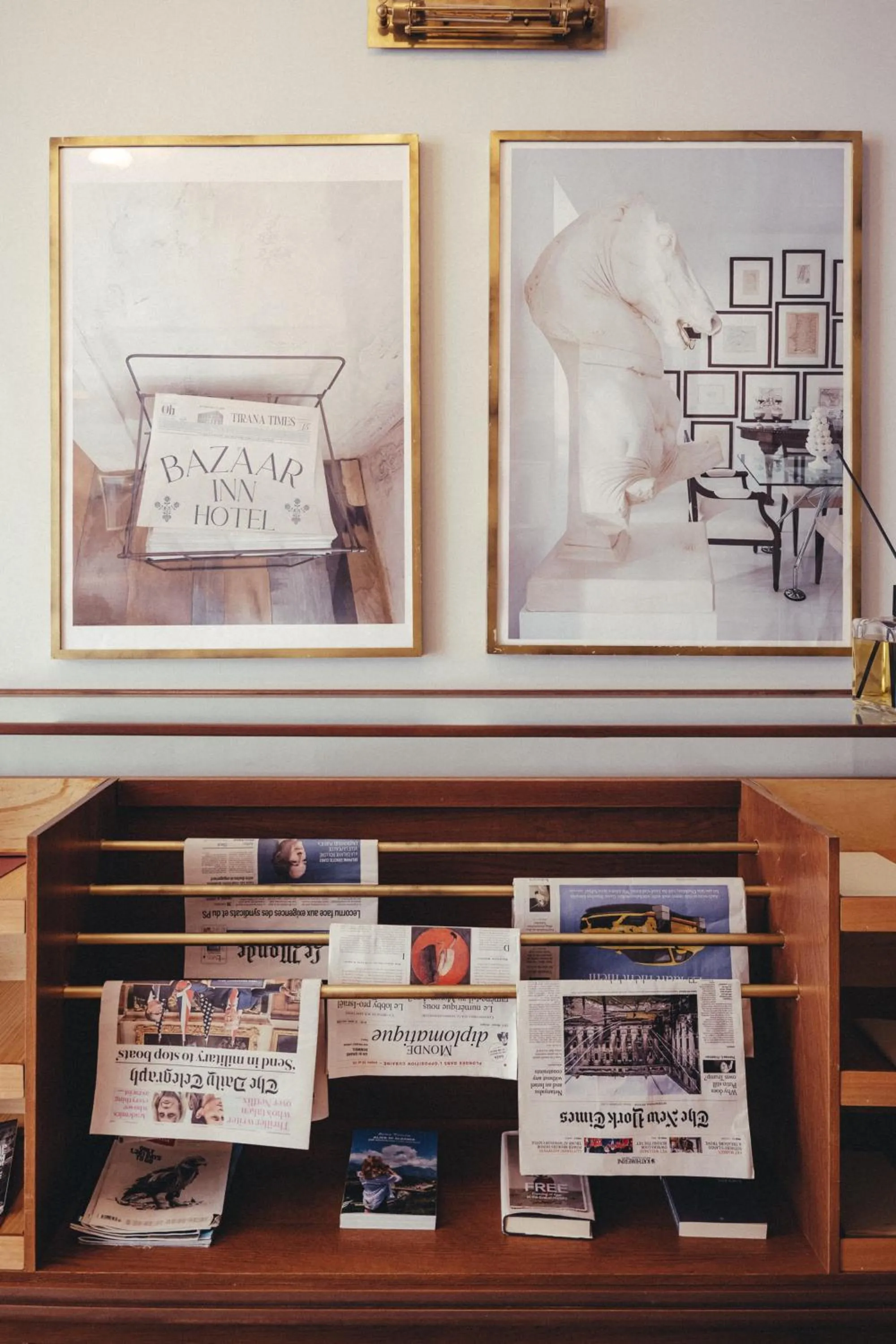 Lobby or reception in Bazaar Inn Hotel