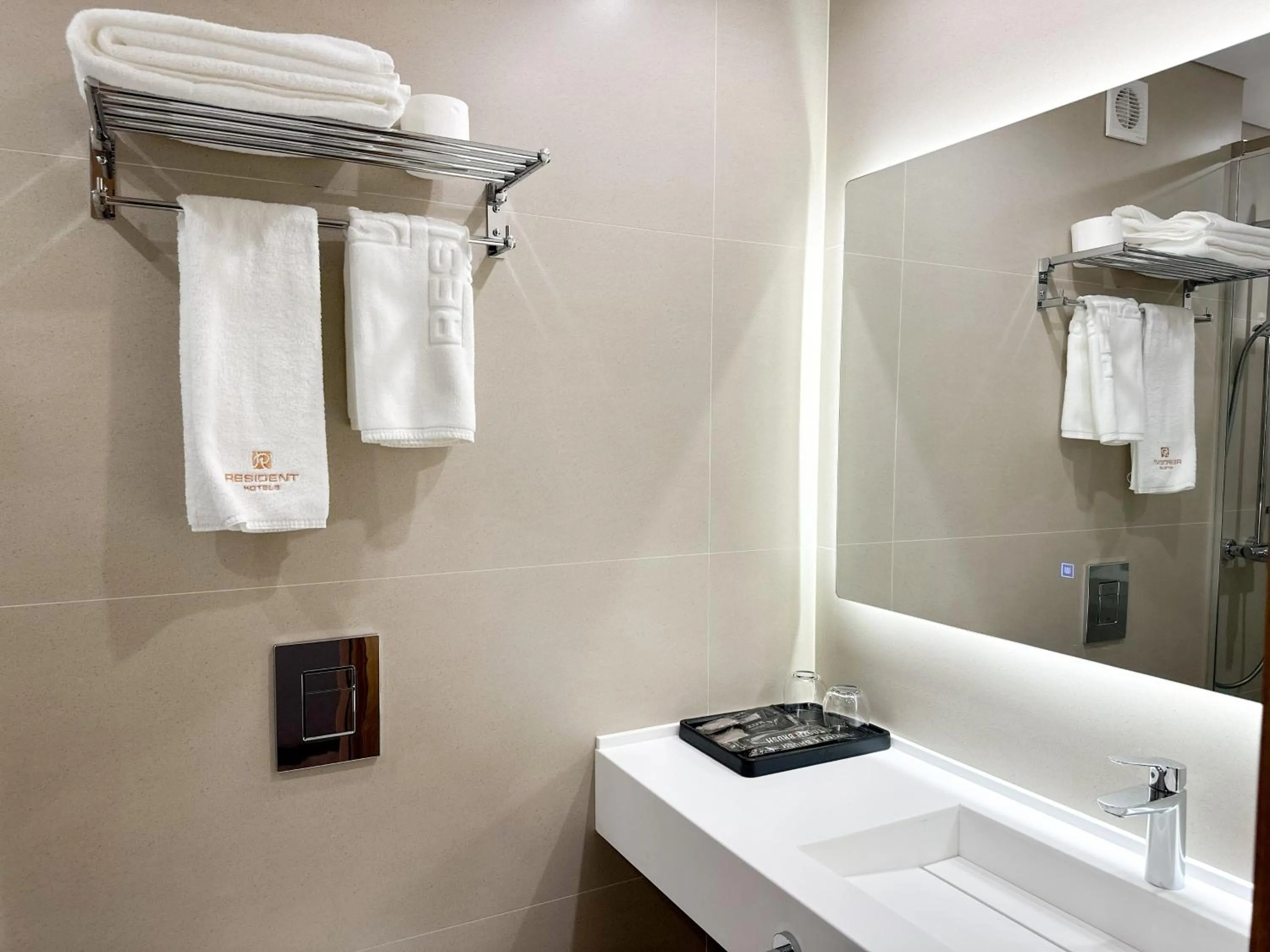 Shower in Resident Hotel Abay