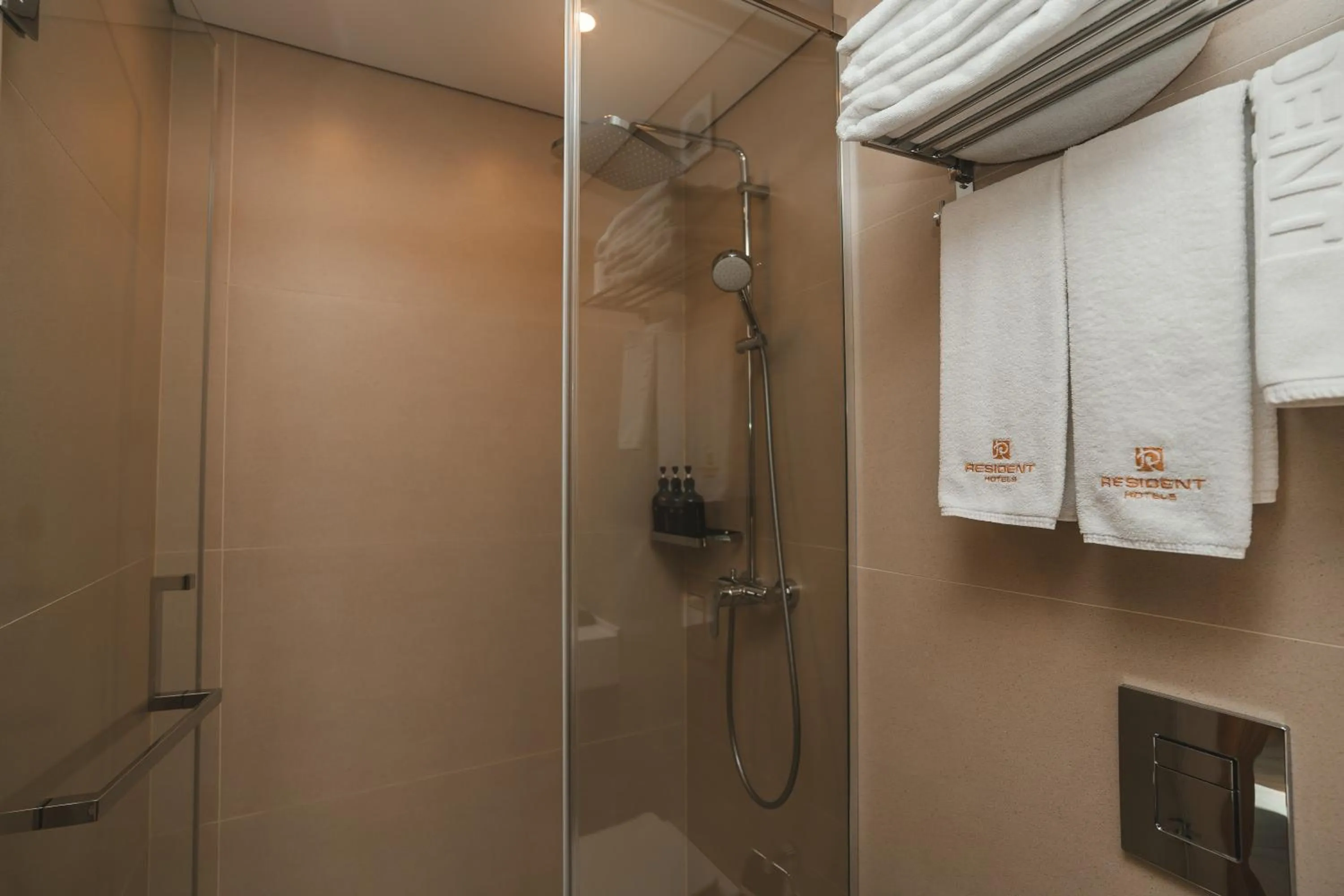 Shower in Resident Hotel Abay