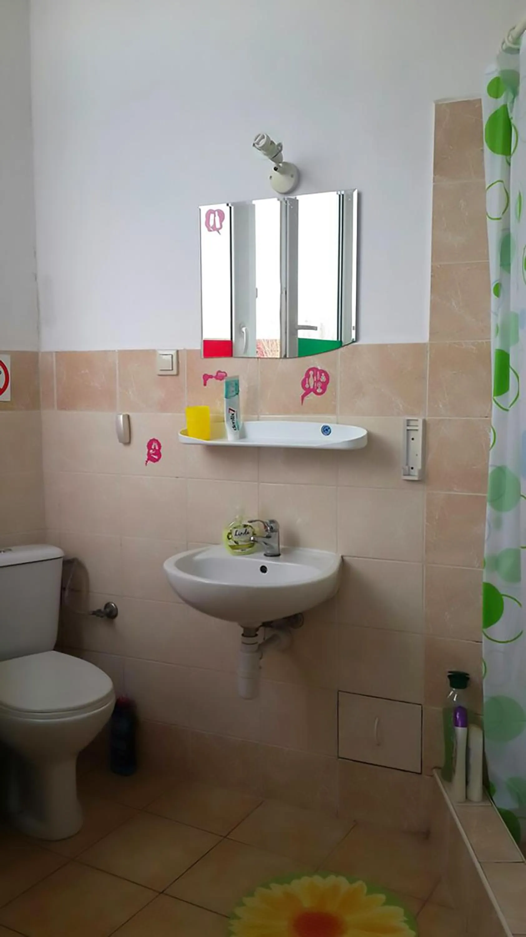 Decorative detail in Art Hostel