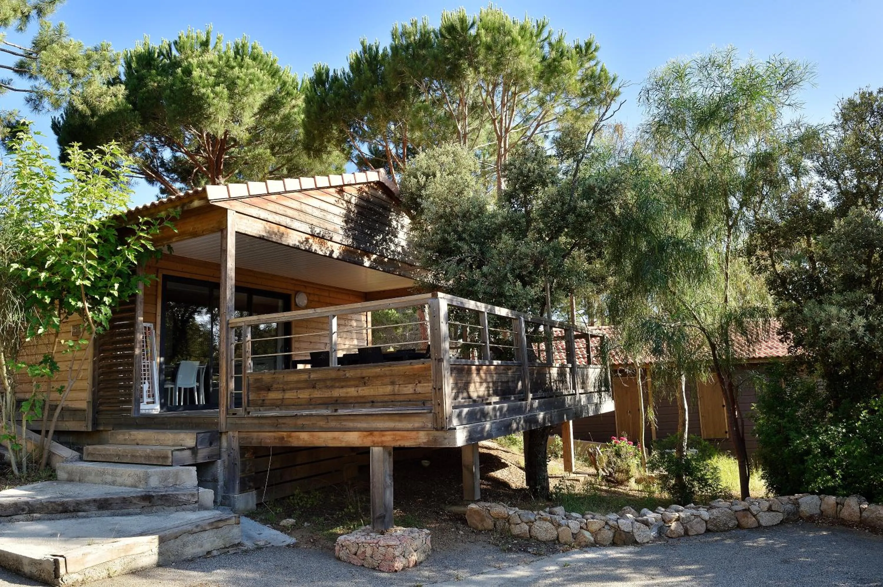 Patio in Résidence & Hotel U Livanti ECOLABEL