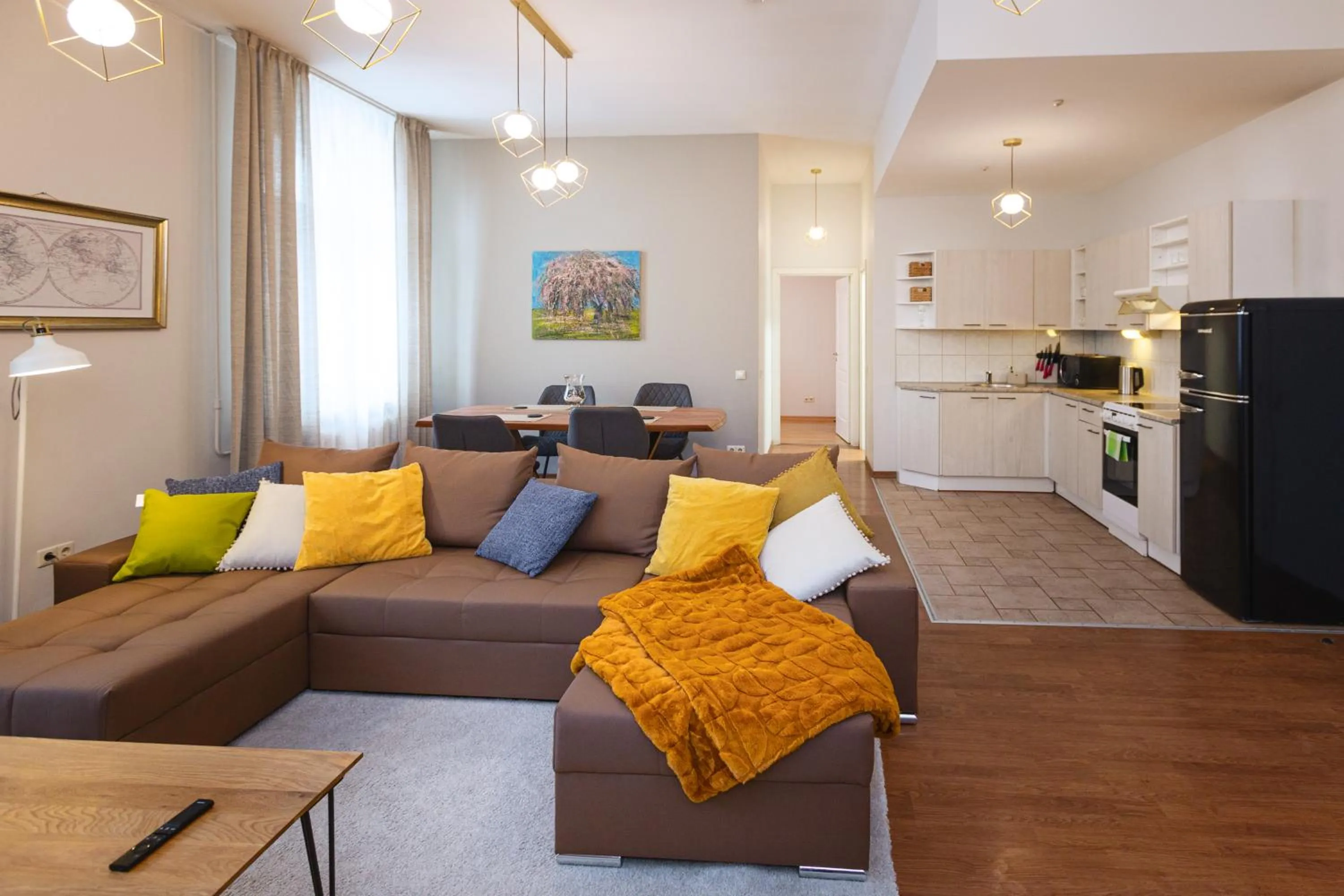 Living room in Bearsleys Downtown Apartments