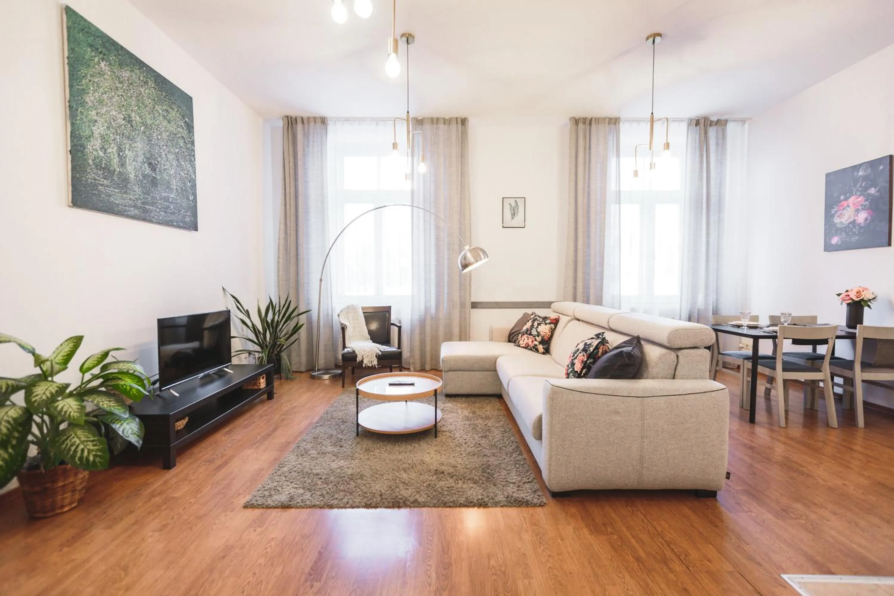 TV and multimedia in Bearsleys Downtown Apartments