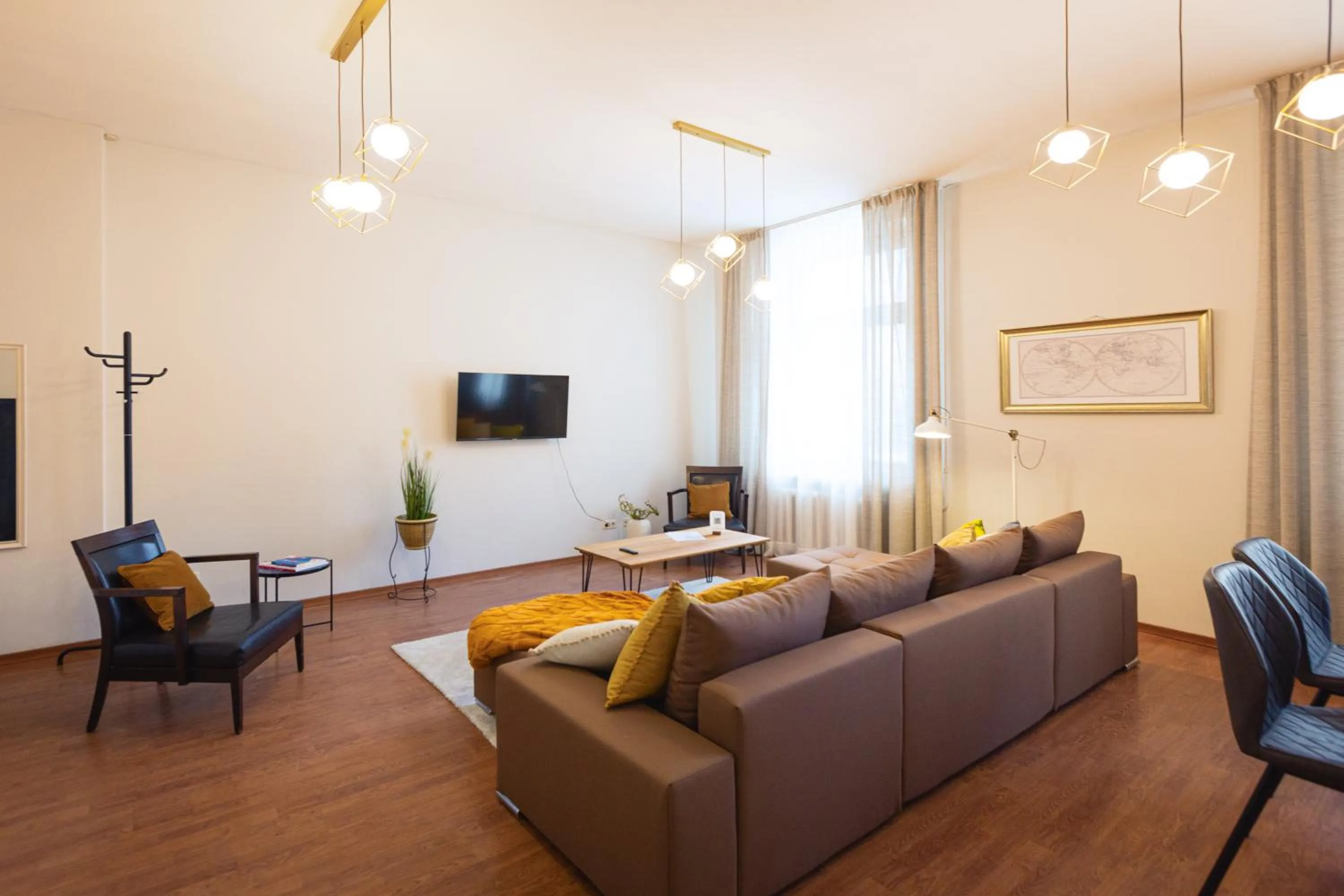 Living room in Bearsleys Downtown Apartments