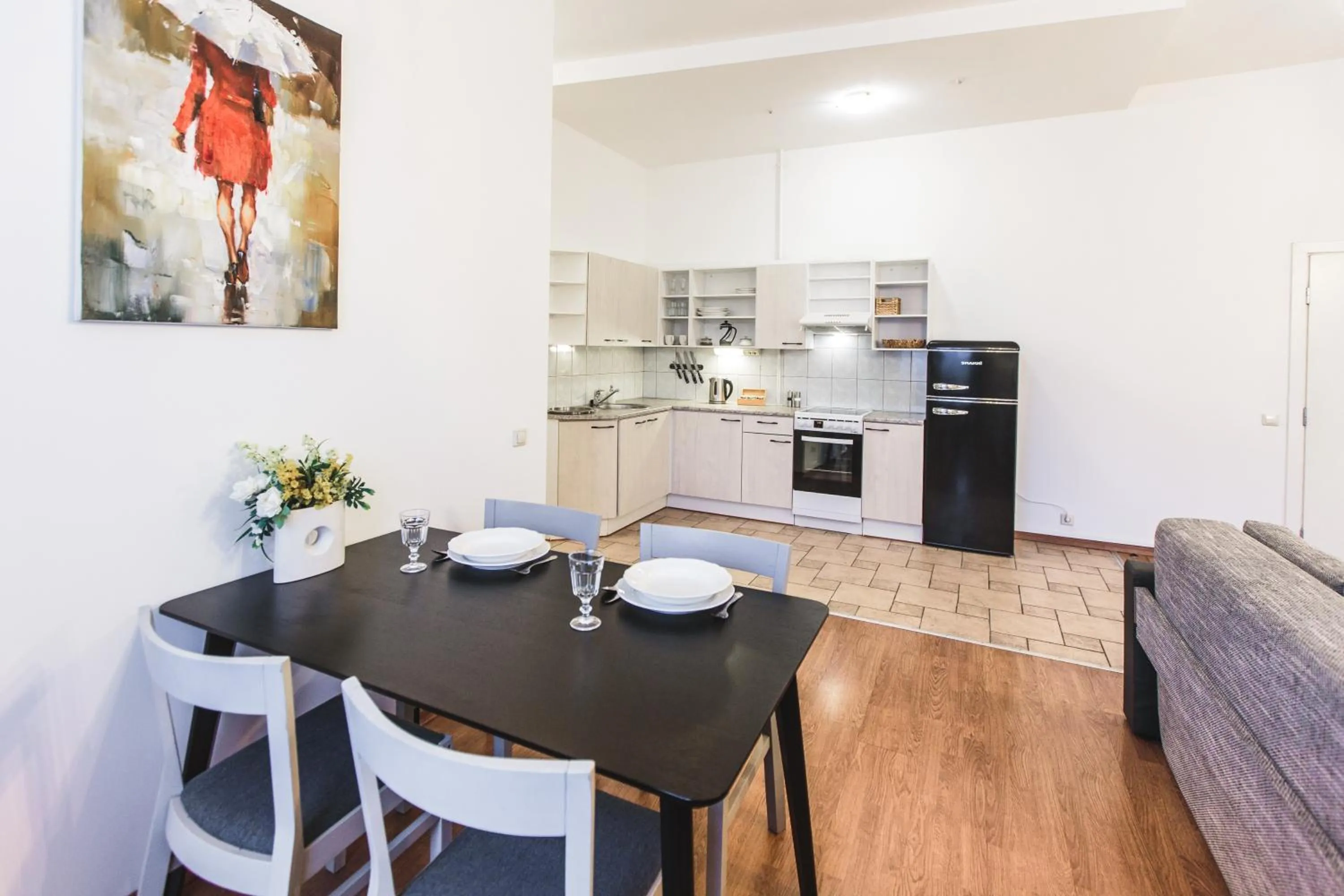 Dining area in Bearsleys Downtown Apartments