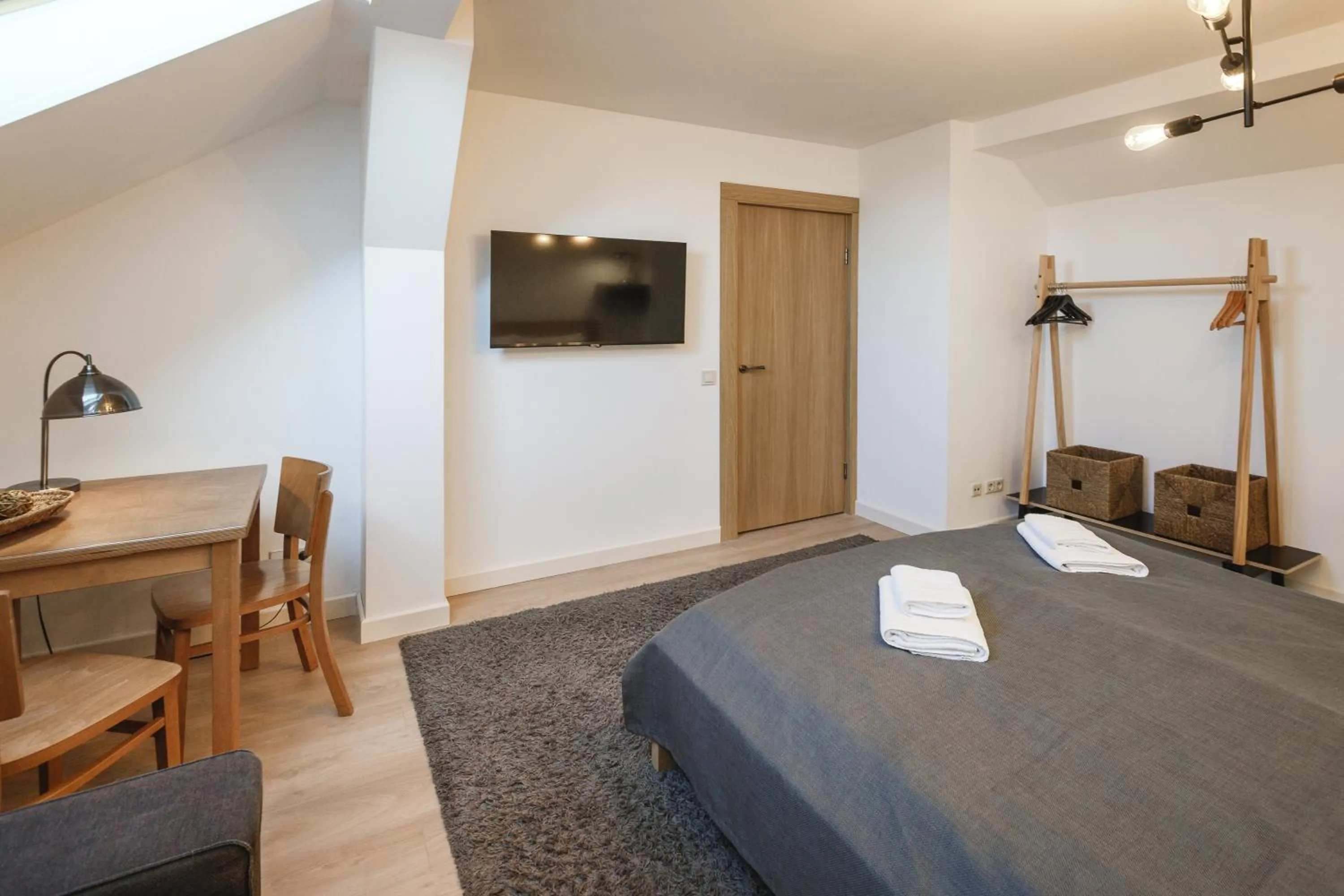 Bedroom in Bearsleys Downtown Apartments