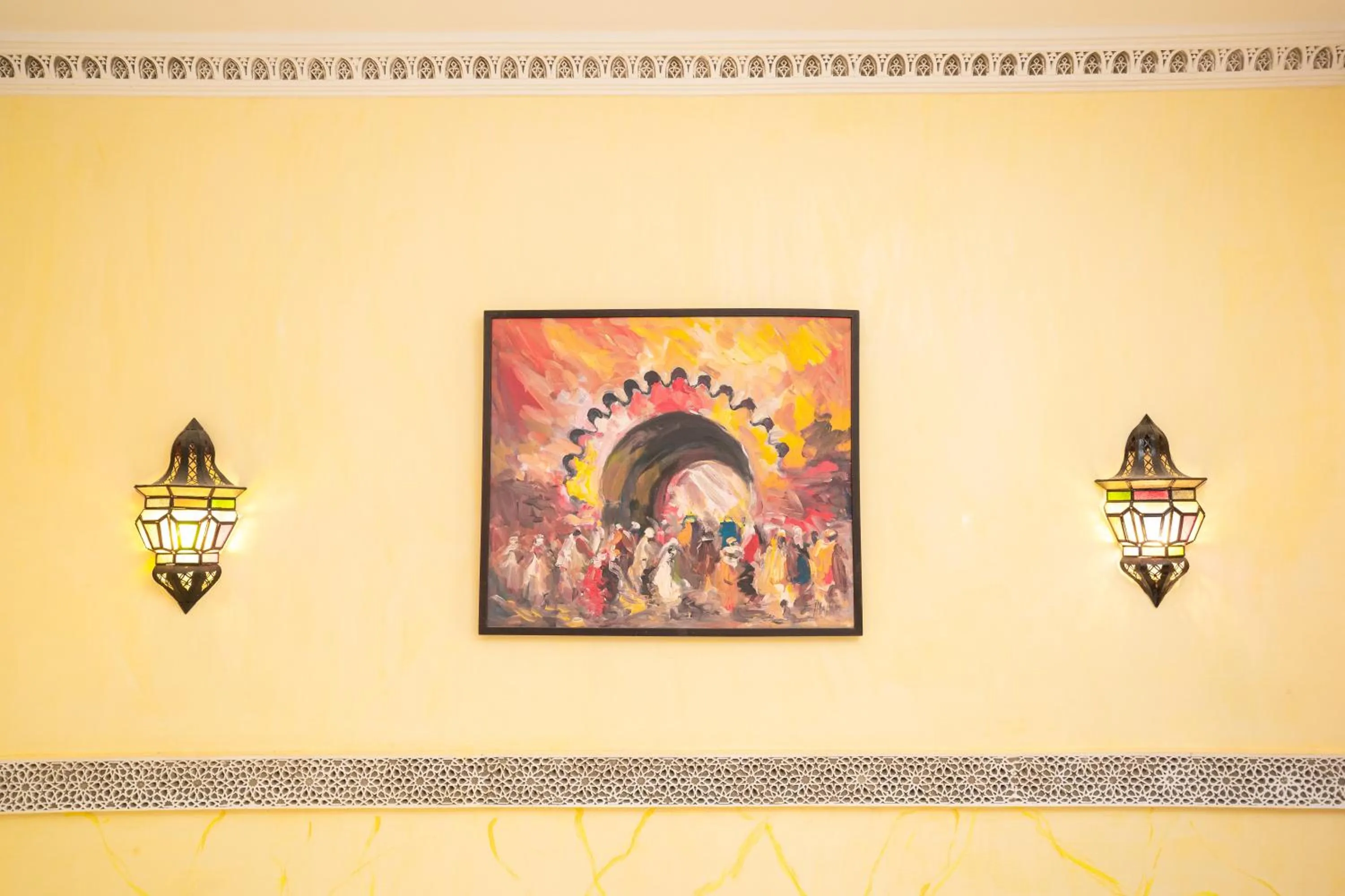 Decorative detail in Riad Atlas Toyours