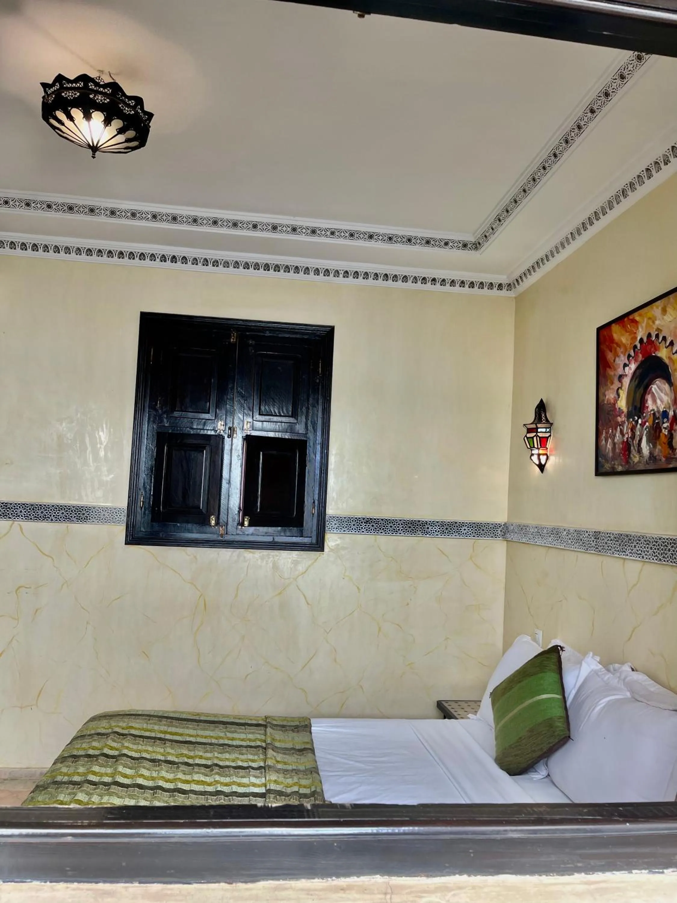 Bed in Riad Atlas Toyours