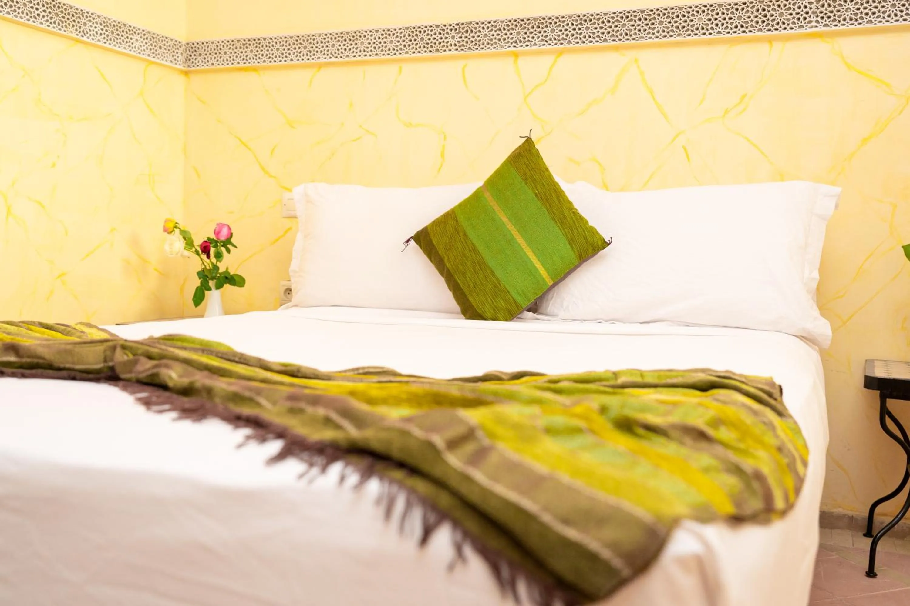 Bed in Riad Atlas Toyours