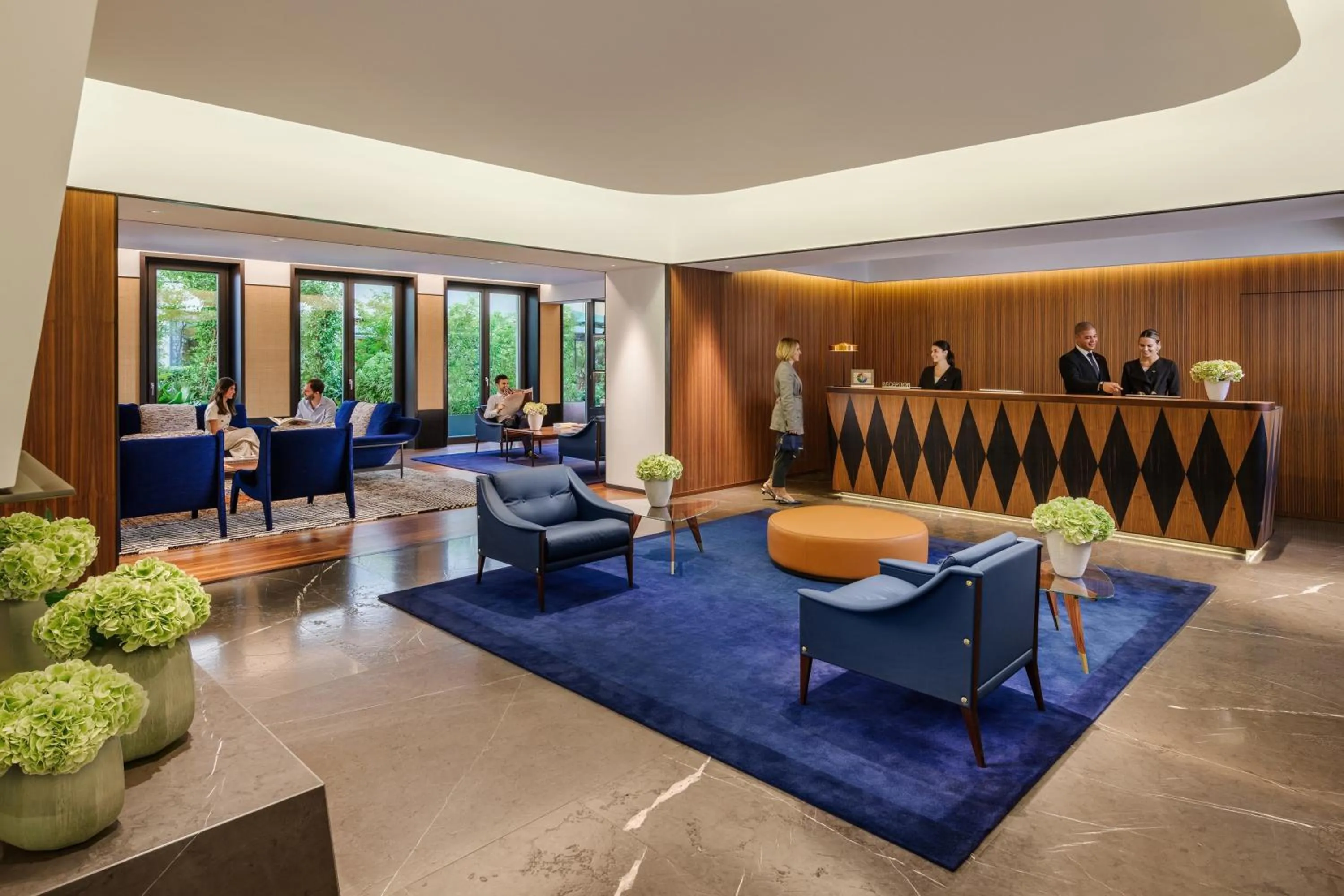 Lobby or reception in Mandarin Oriental, Milan