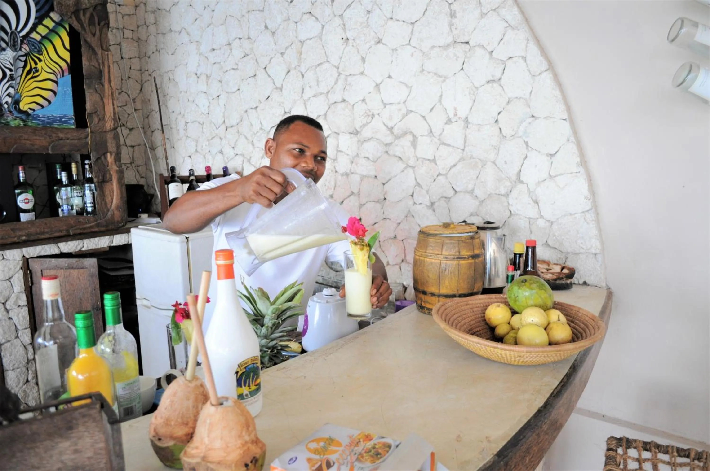 Food and drinks in Seasons Lodge Zanzibar