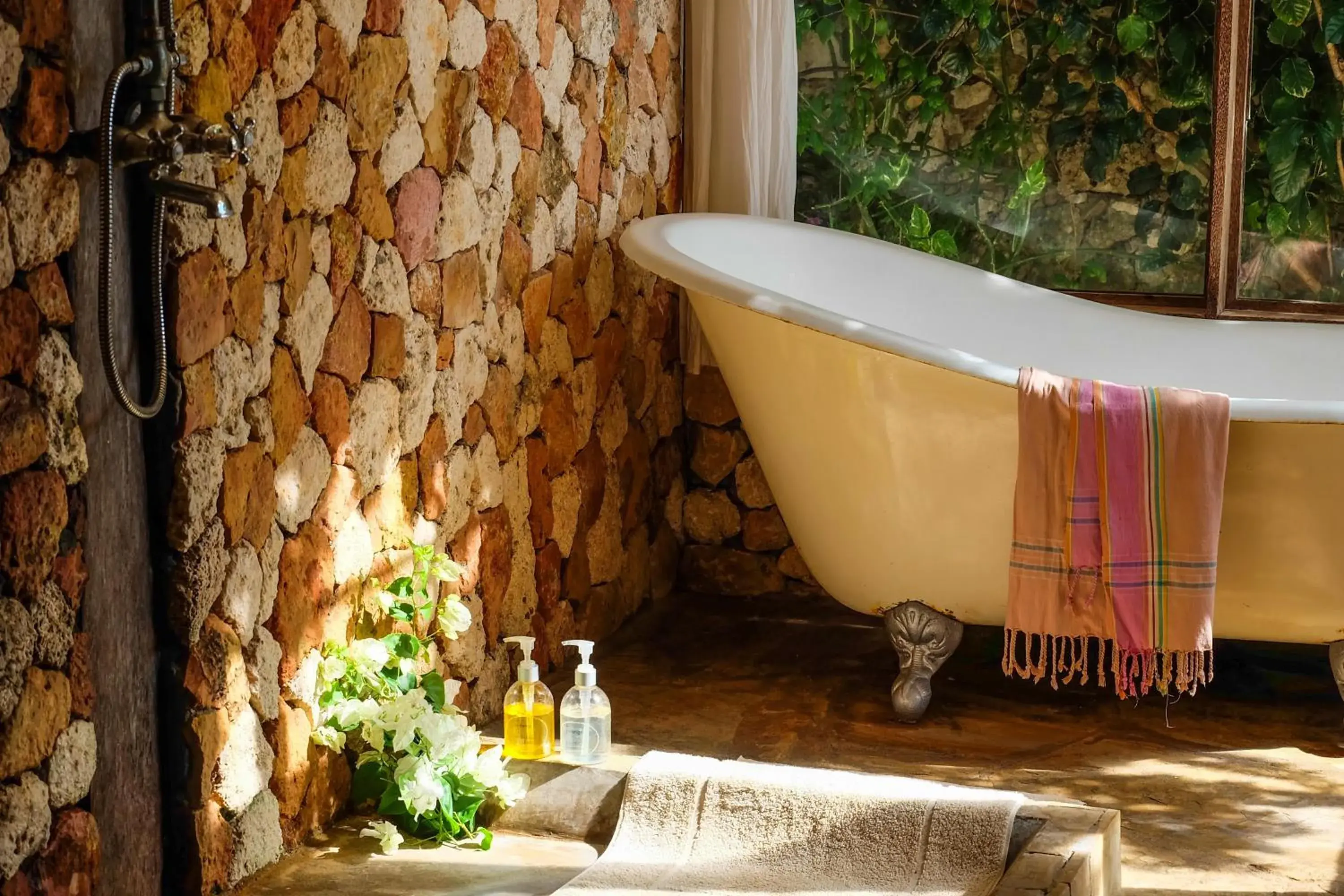 Bathroom in Seasons Lodge Zanzibar Bathroom in Seasons Lodge Zanzibar