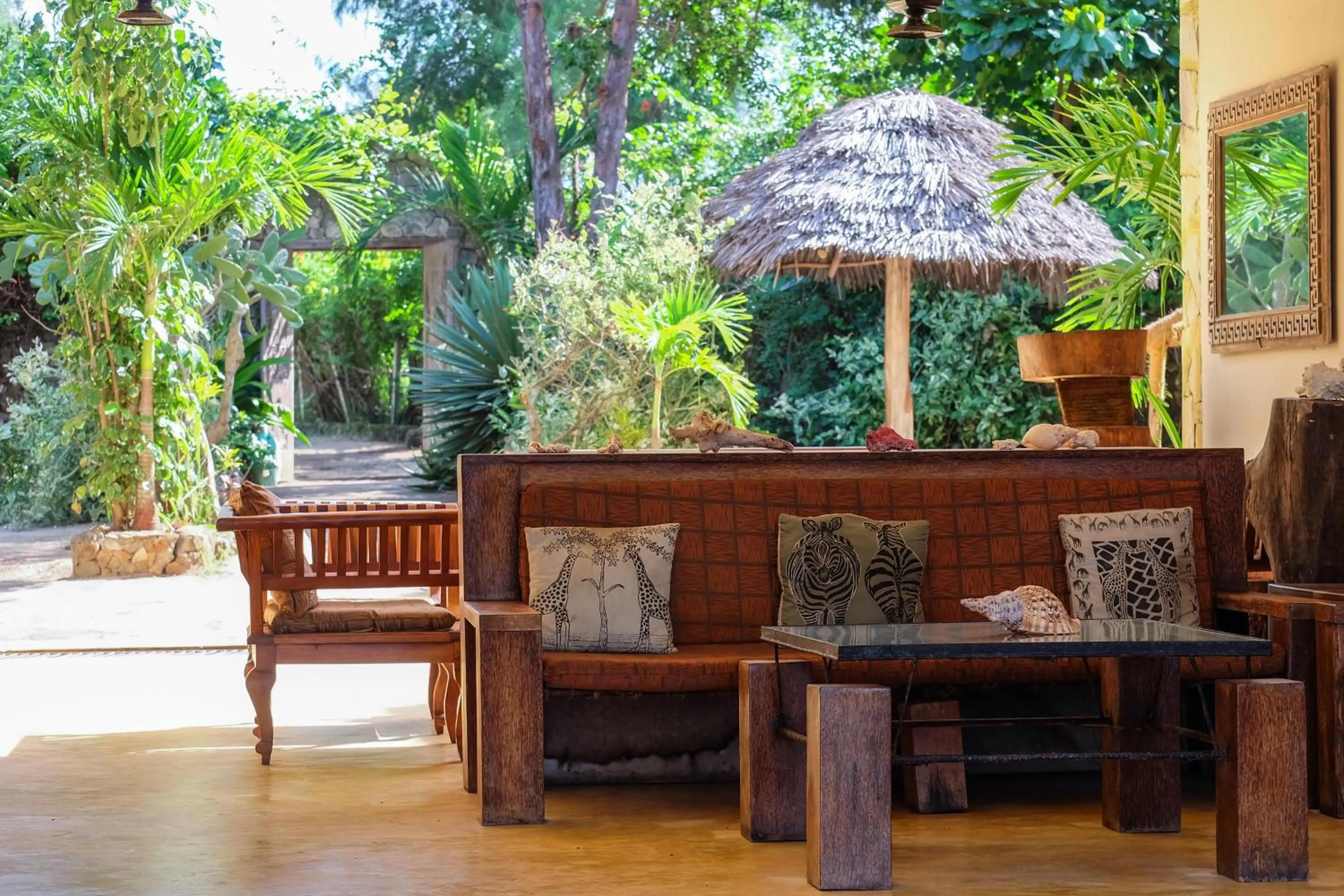 Lobby or reception in Seasons Lodge Zanzibar