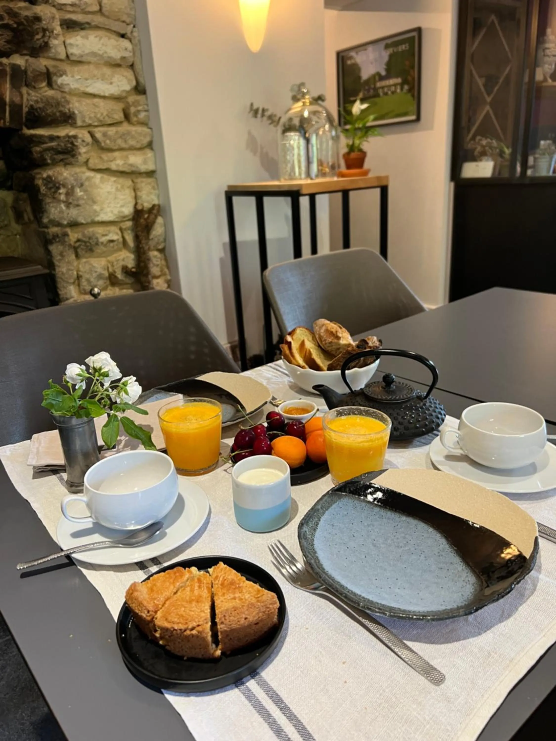 Breakfast in Manoir des Eperviers