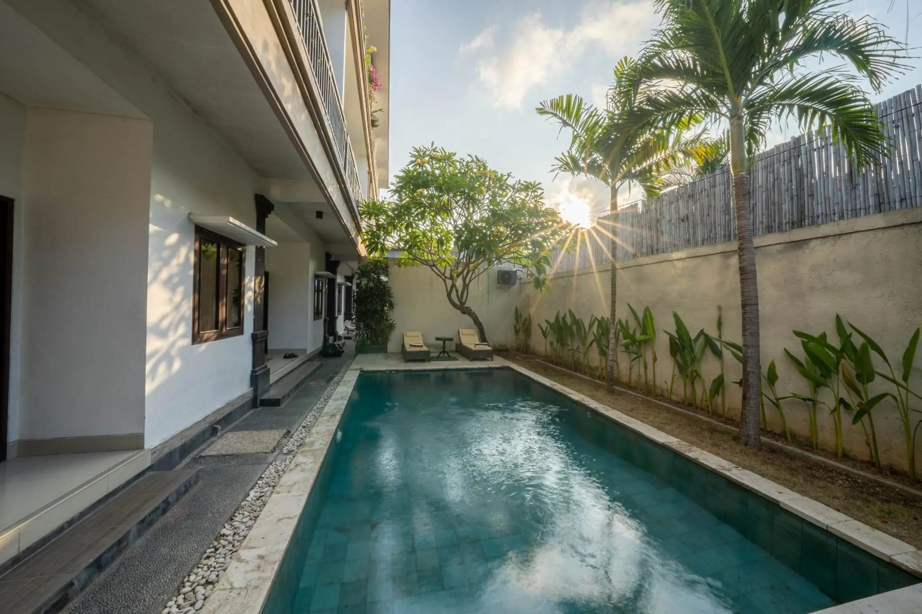 Pool view in The Mupu Seminyak Pool view in The Mupu Seminyak