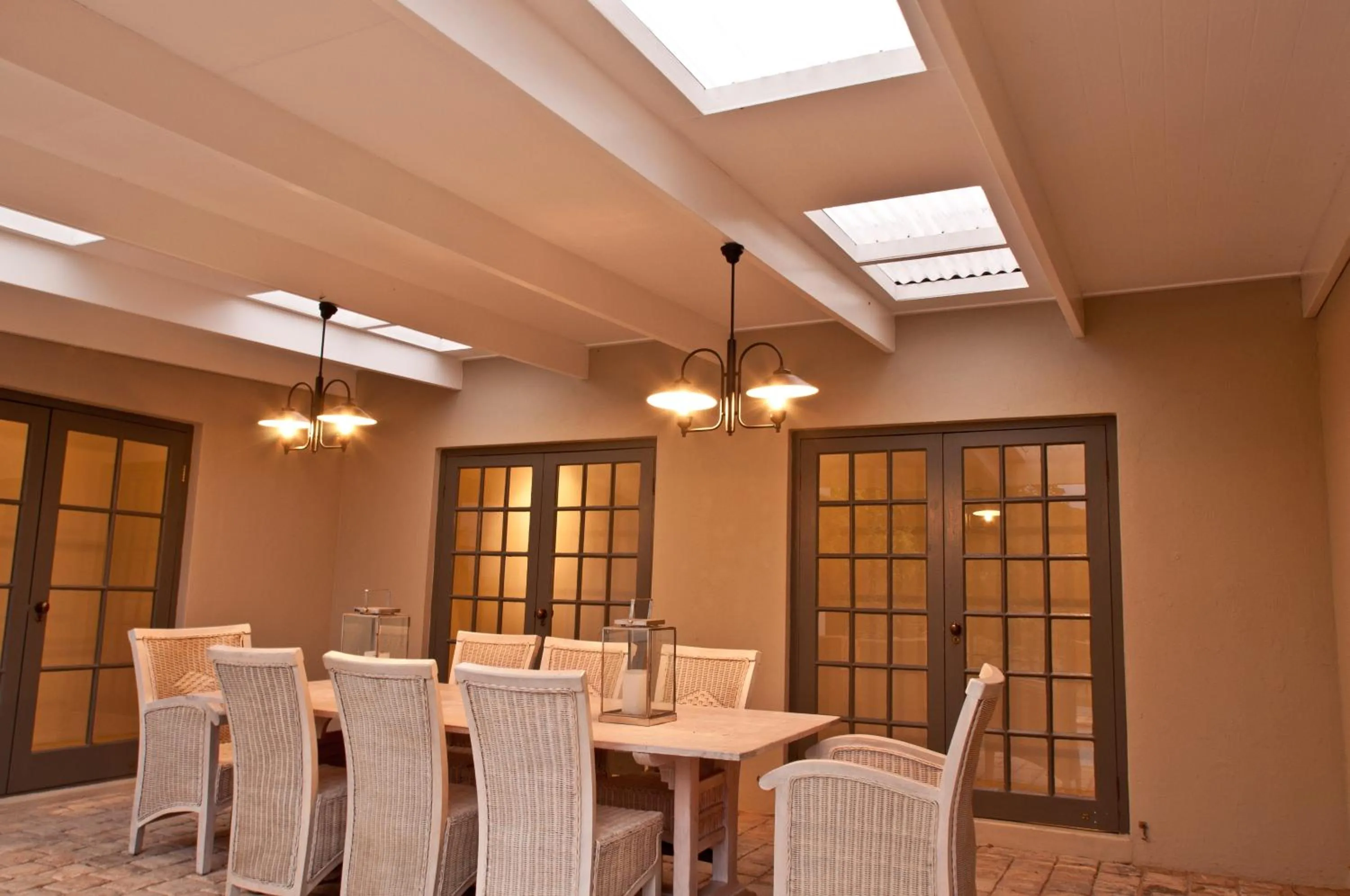 Dining area in Kay and Monty Vineyard View