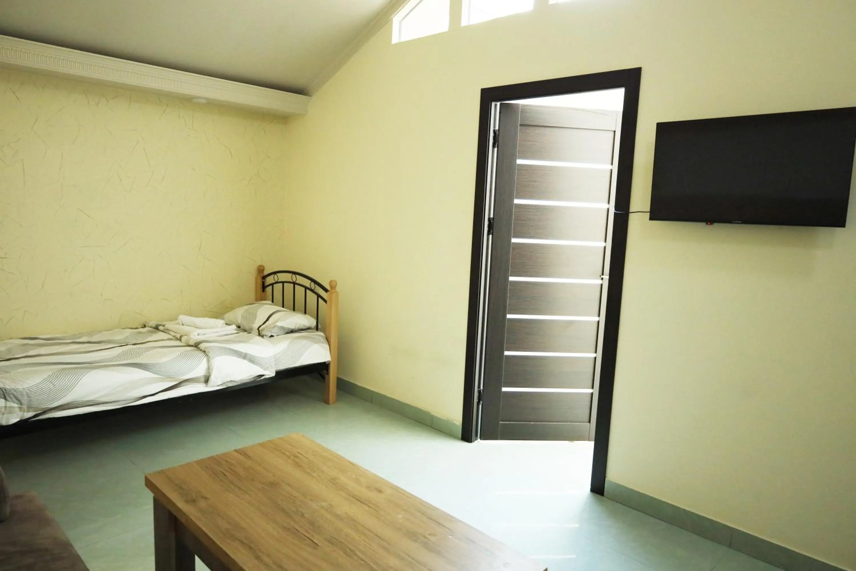 Bed in Art Hotel Yerevan